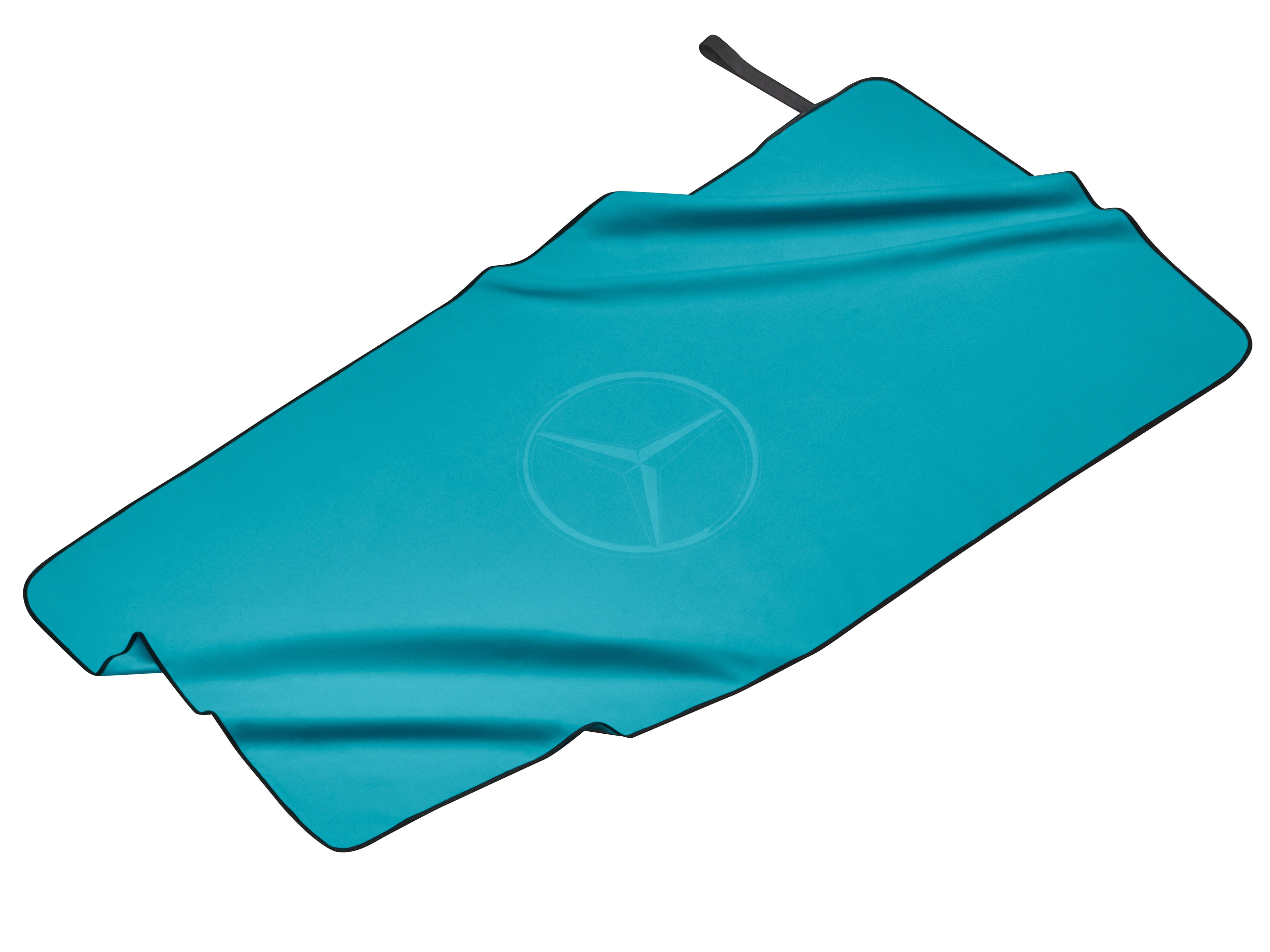 Mercedes-Benz - Funktionshandtuch türkis, Polyester (recycelt)