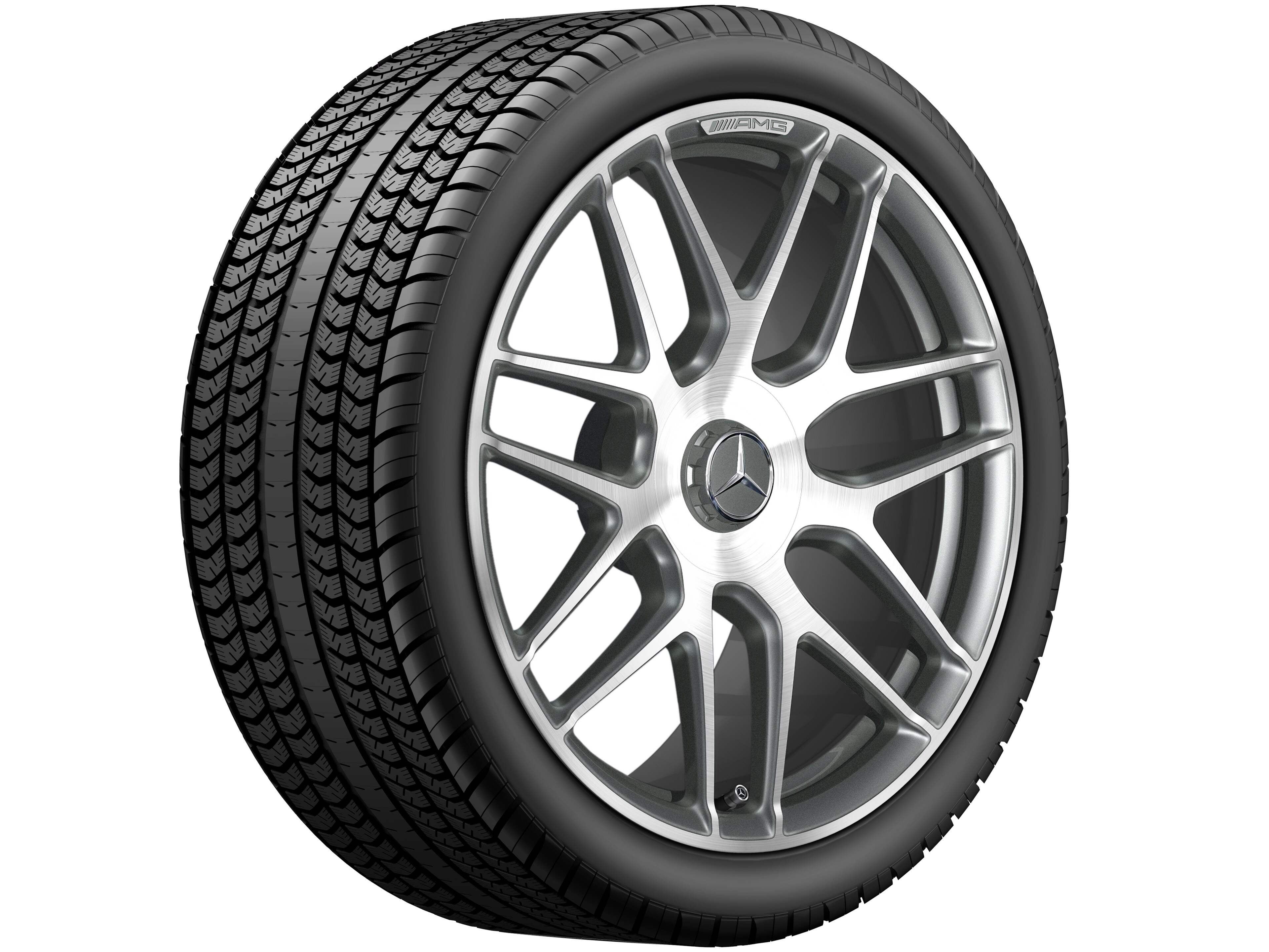 AMG Schmiederad im Kreuzspeichen-Design, 50,8