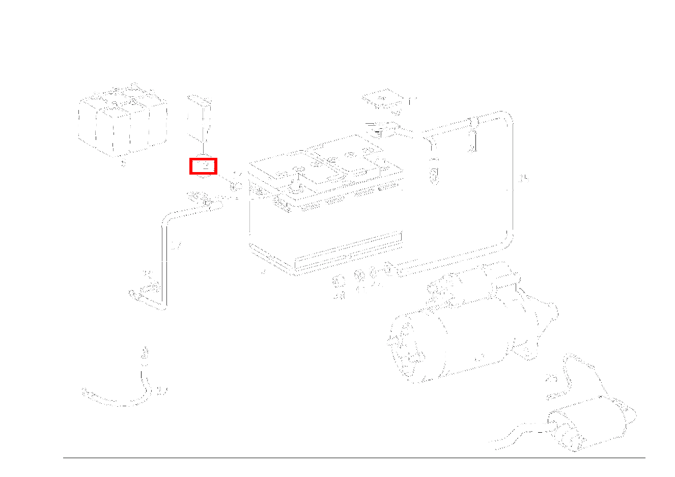 Behälter AN BATTERIE SEITLICH SLK230 170