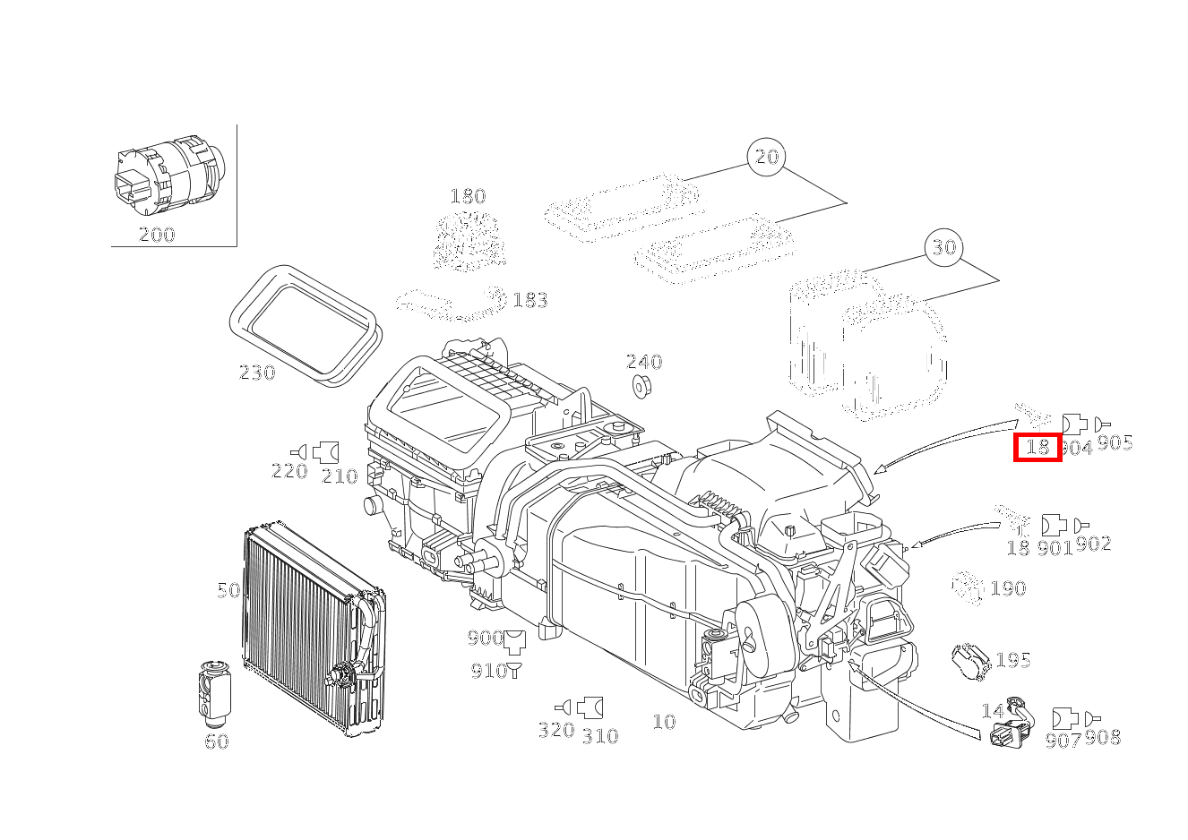 Temperatursensor WAERMETAUSCHER Maybach 62 S (langer Radstand) 240 Temperatursensor WAERMETAUSCHER Maybach 62 S (langer Radstand) 240