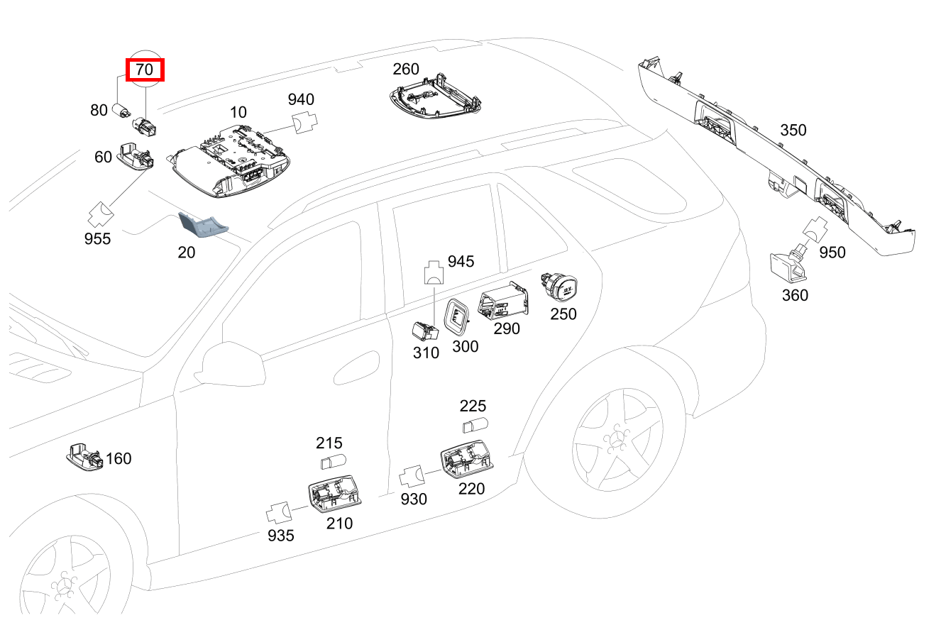 Lampenfassung MIT GLUEHLAMPE; 12V-5W GLE 350 4MATIC 166 Lampenfassung MIT GLUEHLAMPE; 12V-5W GLE 350 4MATIC 166
