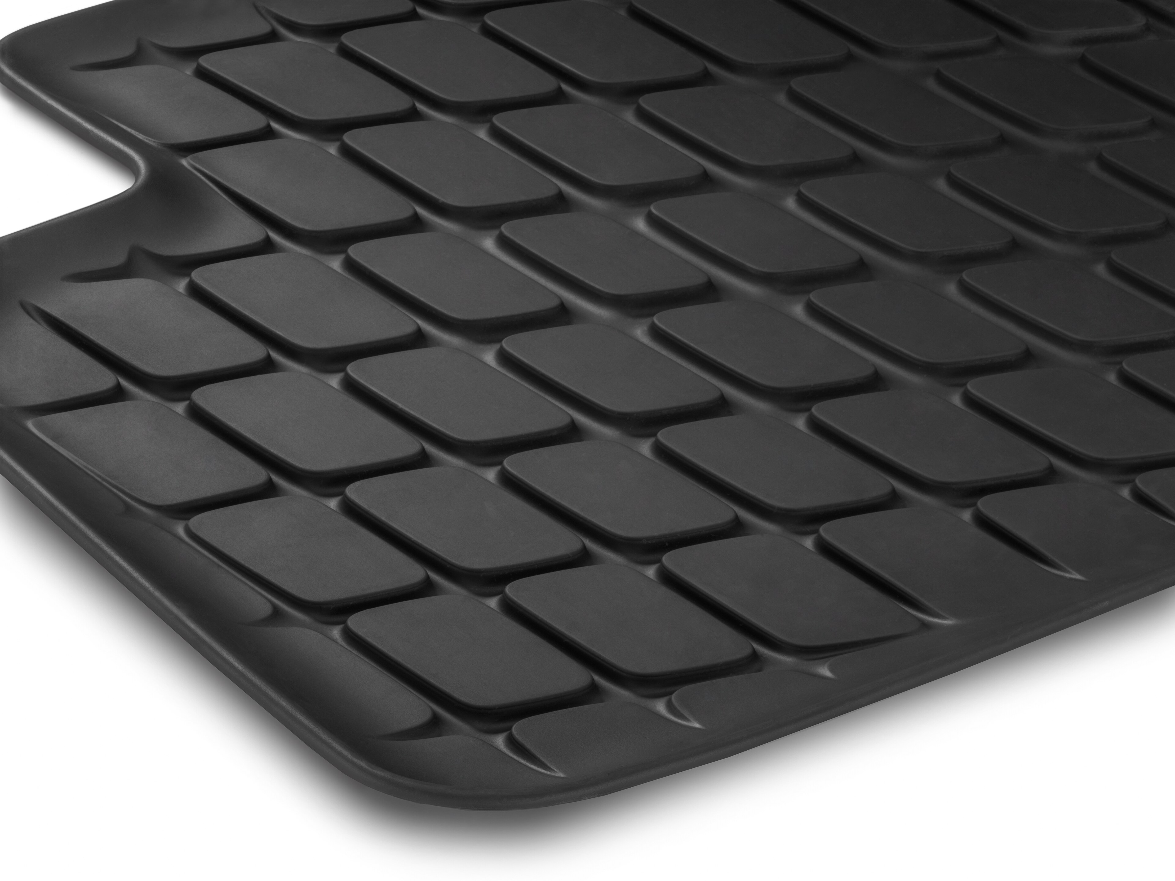 Mercedes-Benz - Allwettermatten Dynamic Squares, Fond, 2-teilig