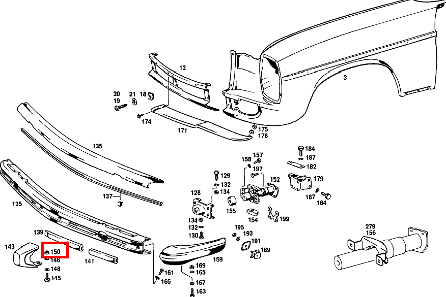 Sechskantmutter M8 240 D 3.0 115