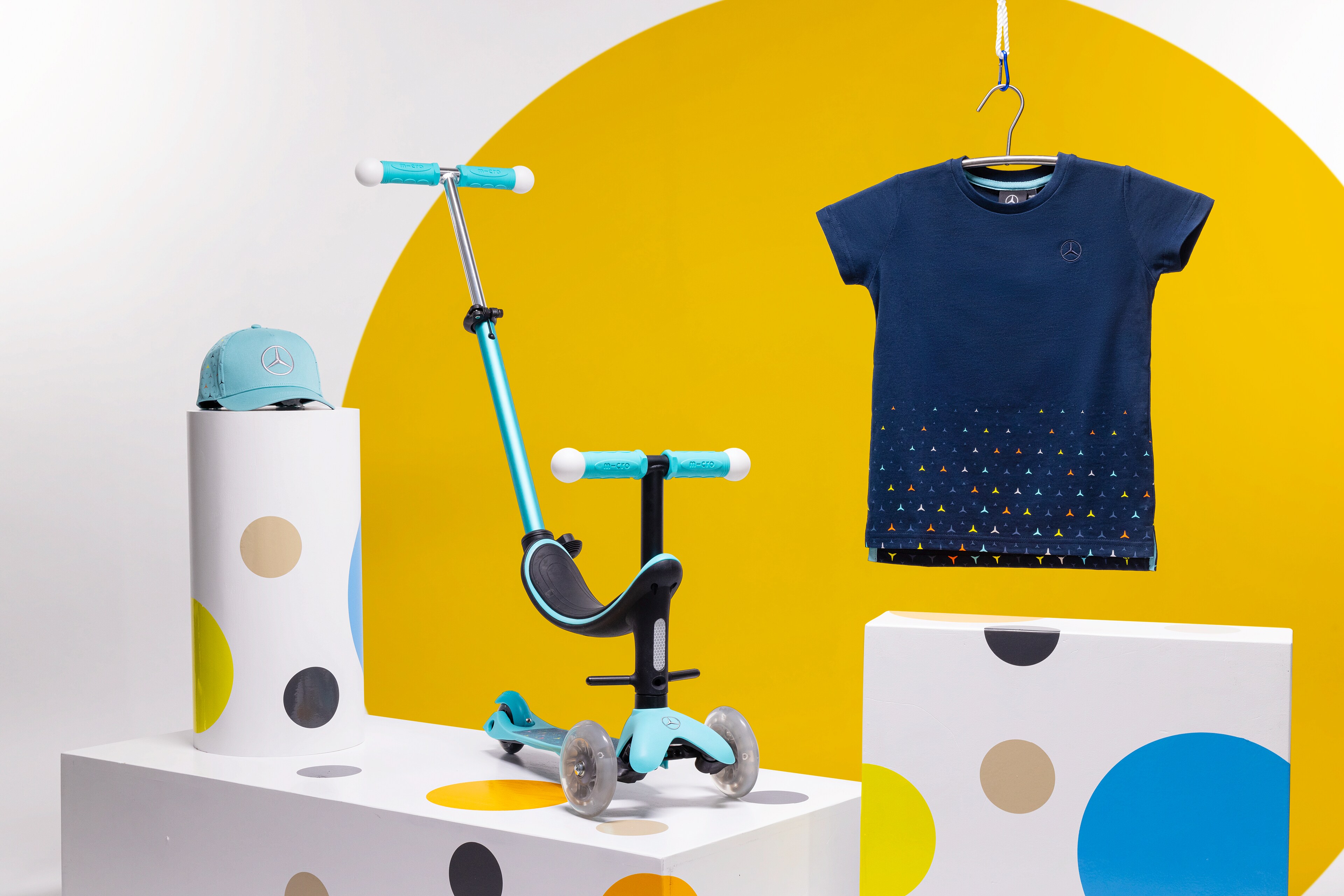 Mercedes-Benz - Cap Kinder, türkis, Baumwolle (Bio)