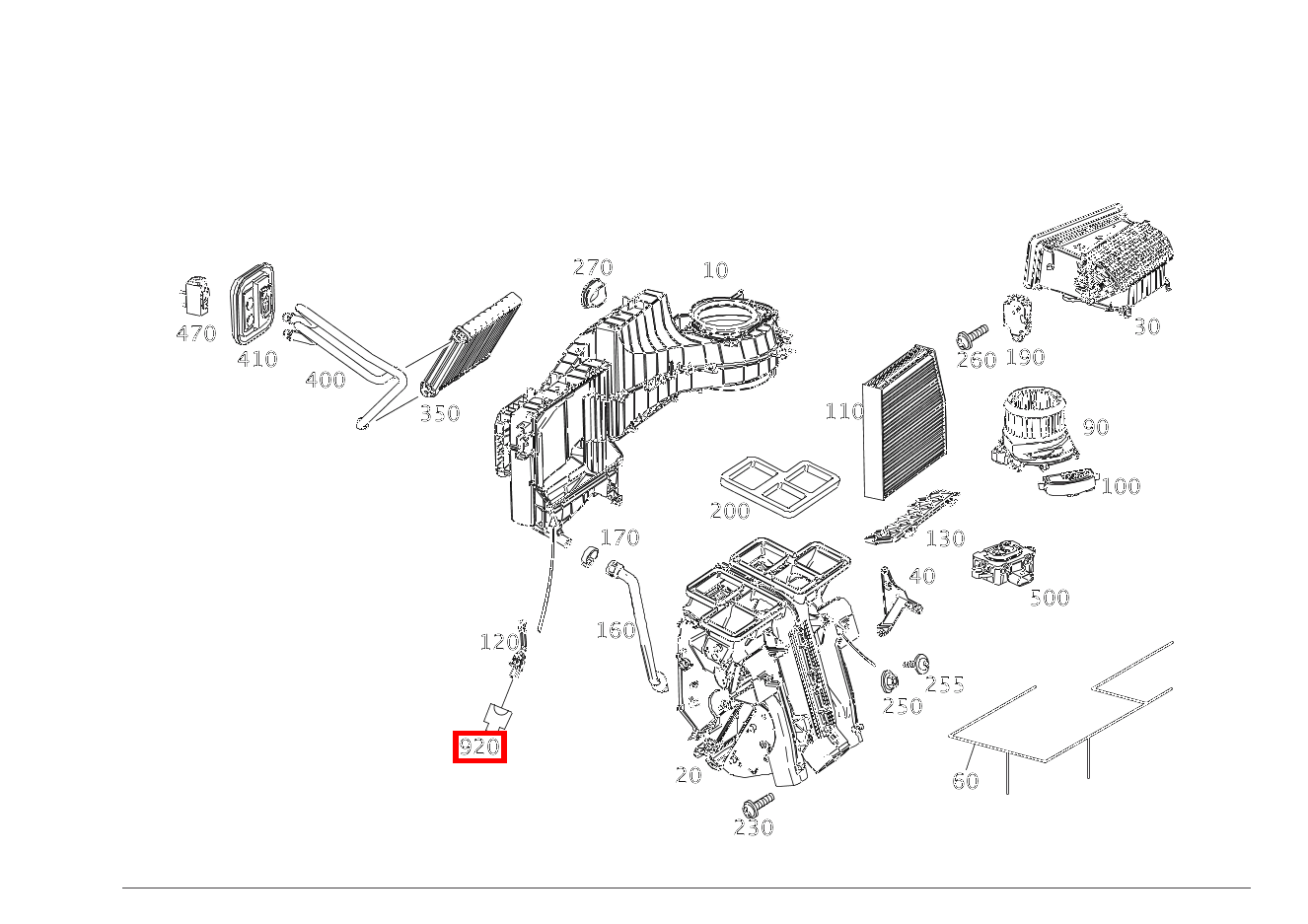 Steckhülsengehäuse TEMPERATURFUEHLER VERDAMPFER B10/6; 2-PIN MQS ELECTRIC DRIVE 242