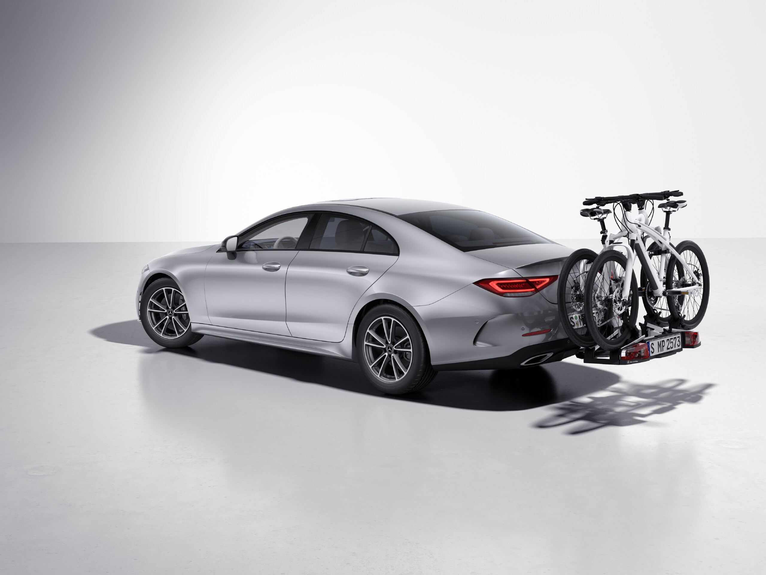 Mercedes-Benz - Heckfahrradträger, für Anhängevorrichtung, klappbar, 2 Fahrräder, ECE