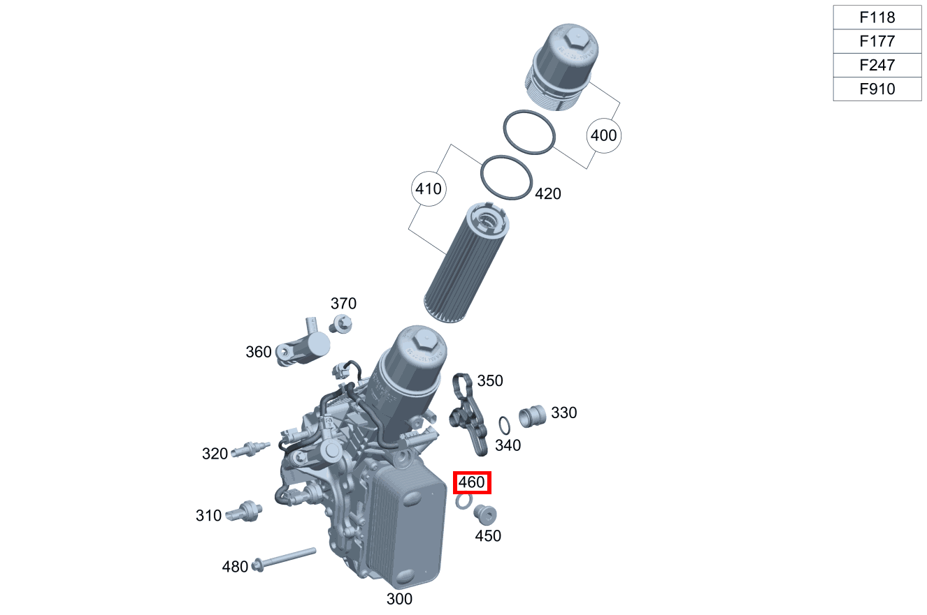 Dichtring A 220 d Limousine 177 Dichtring A 220 d Limousine 177