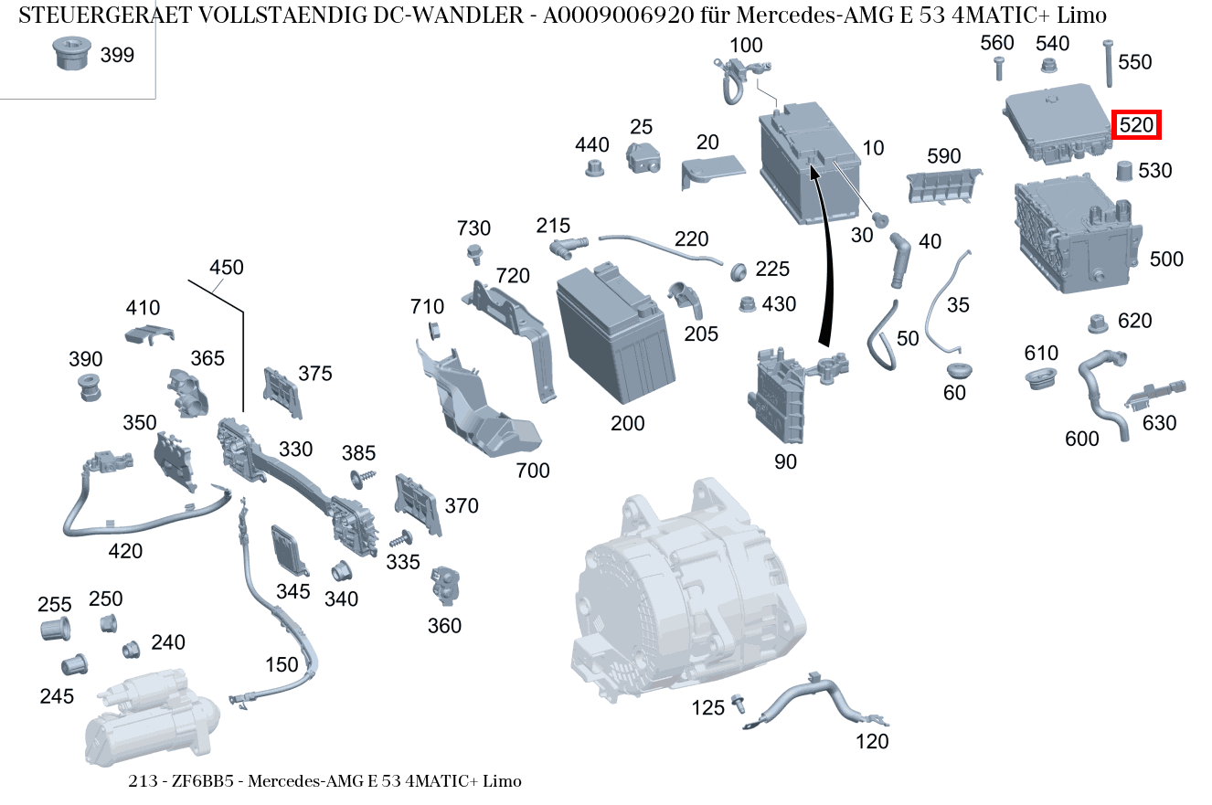 Steuergerät vollständig DC-WANDLER Mercedes-AMG E 53 4MATIC+ Limo 213 Steuergerät vollständig DC-WANDLER Mercedes-AMG E 53 4MATIC+ Limo 213