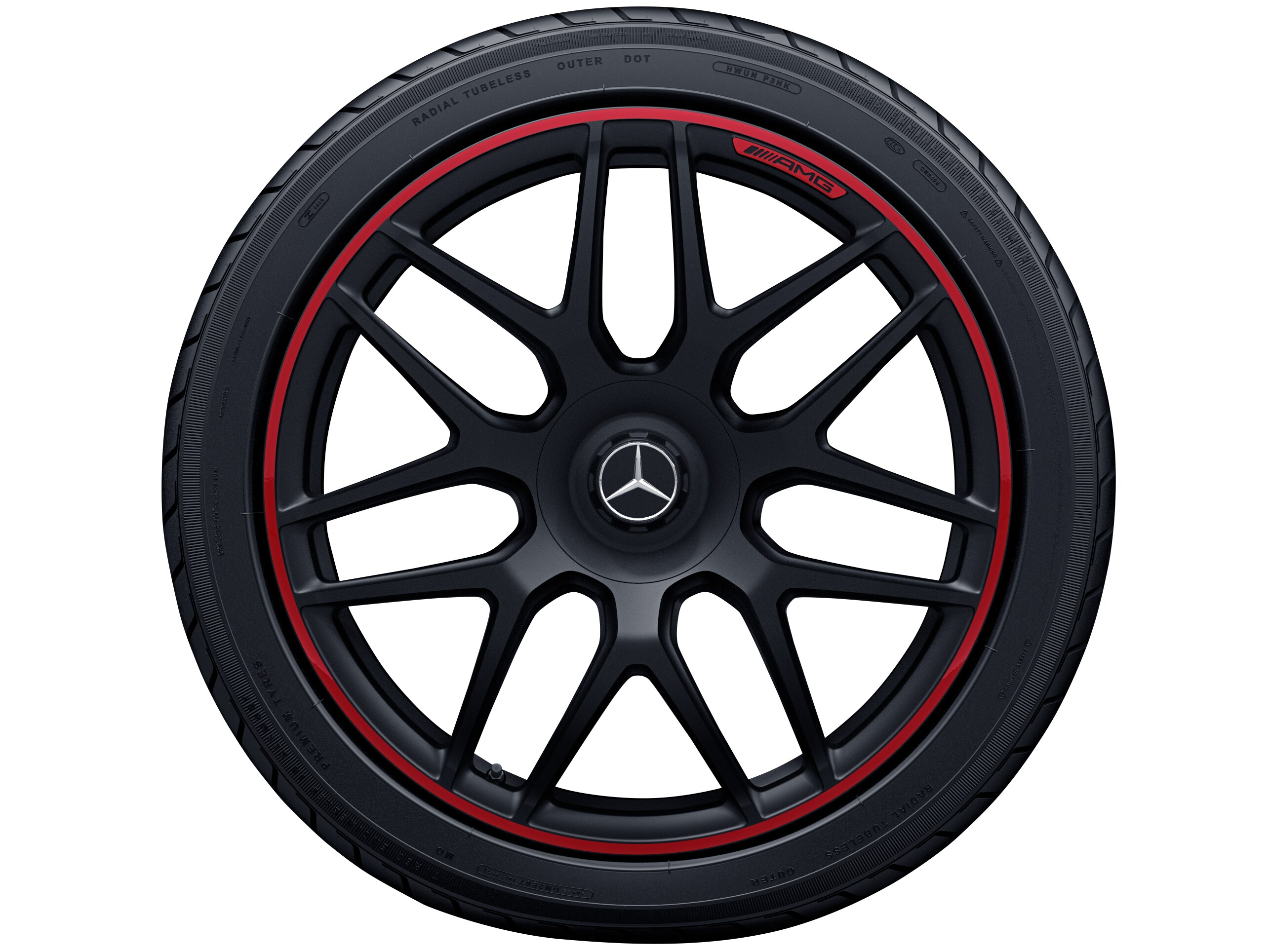 AMG Schmiederad im Kreuzspeichen-Design, 55,9