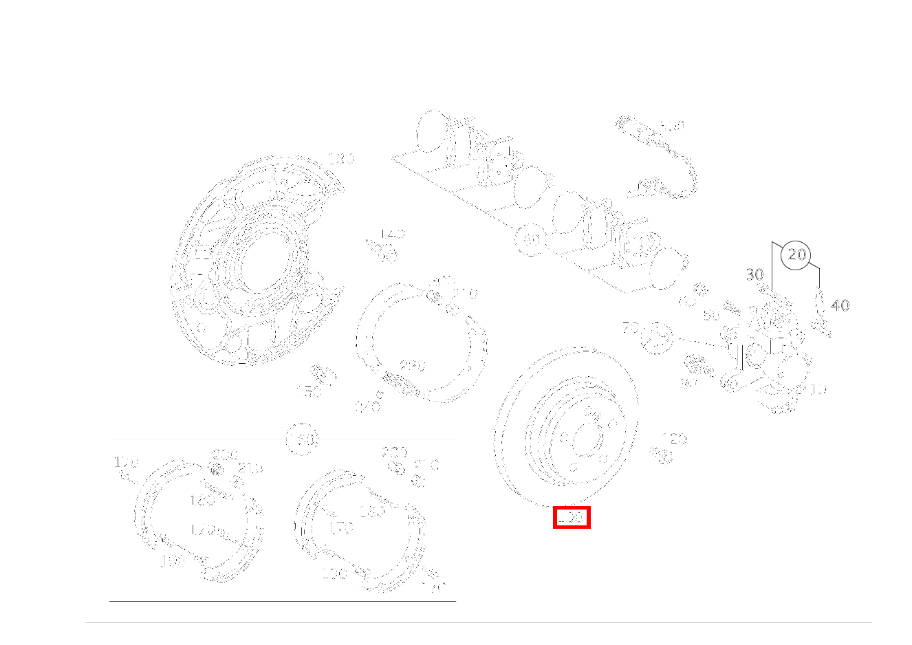 Bremsscheibe Hinten CLK 320 Coupé 209