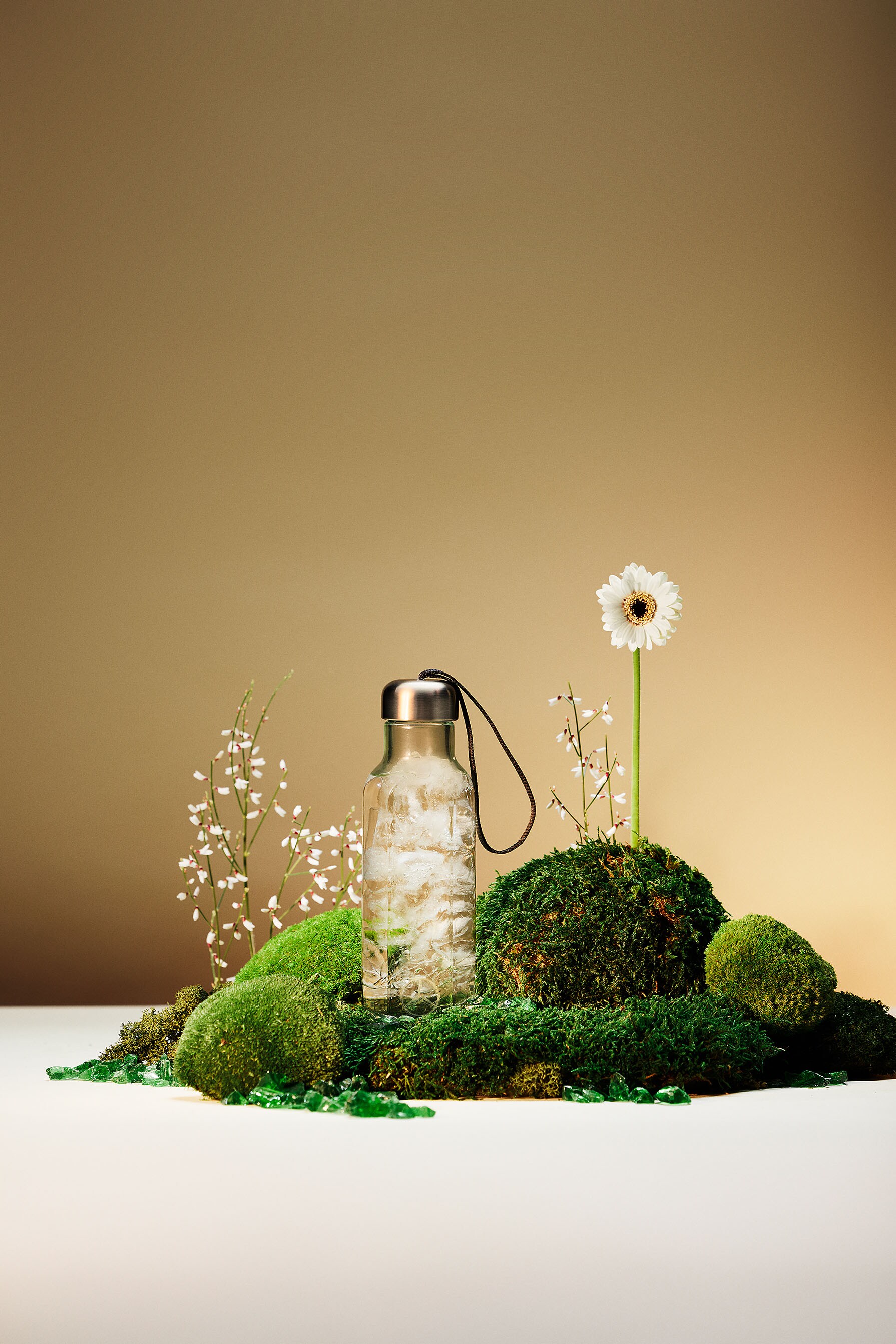 Mercedes-Benz - Glastrinkflasche, 0,5 l Glas / Edelstahl / Kunststoff, eva solo