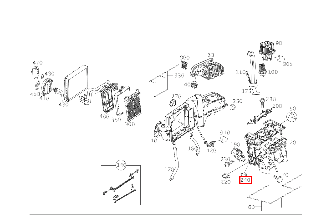 SPANNFEDER AN KLIMAKASTEN E 220 CDI T-Modell 253 SPANNFEDER AN KLIMAKASTEN E 220 CDI T-Modell 253