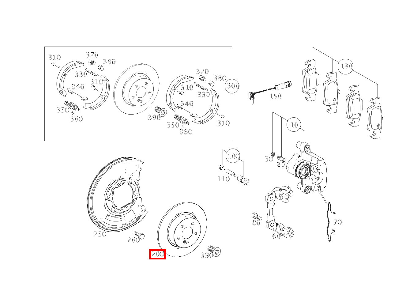 Bremsscheibe belüftet Hinten rechts GLK350 4M BE 204 Bremsscheibe belüftet Hinten rechts GLK350 4M BE 204