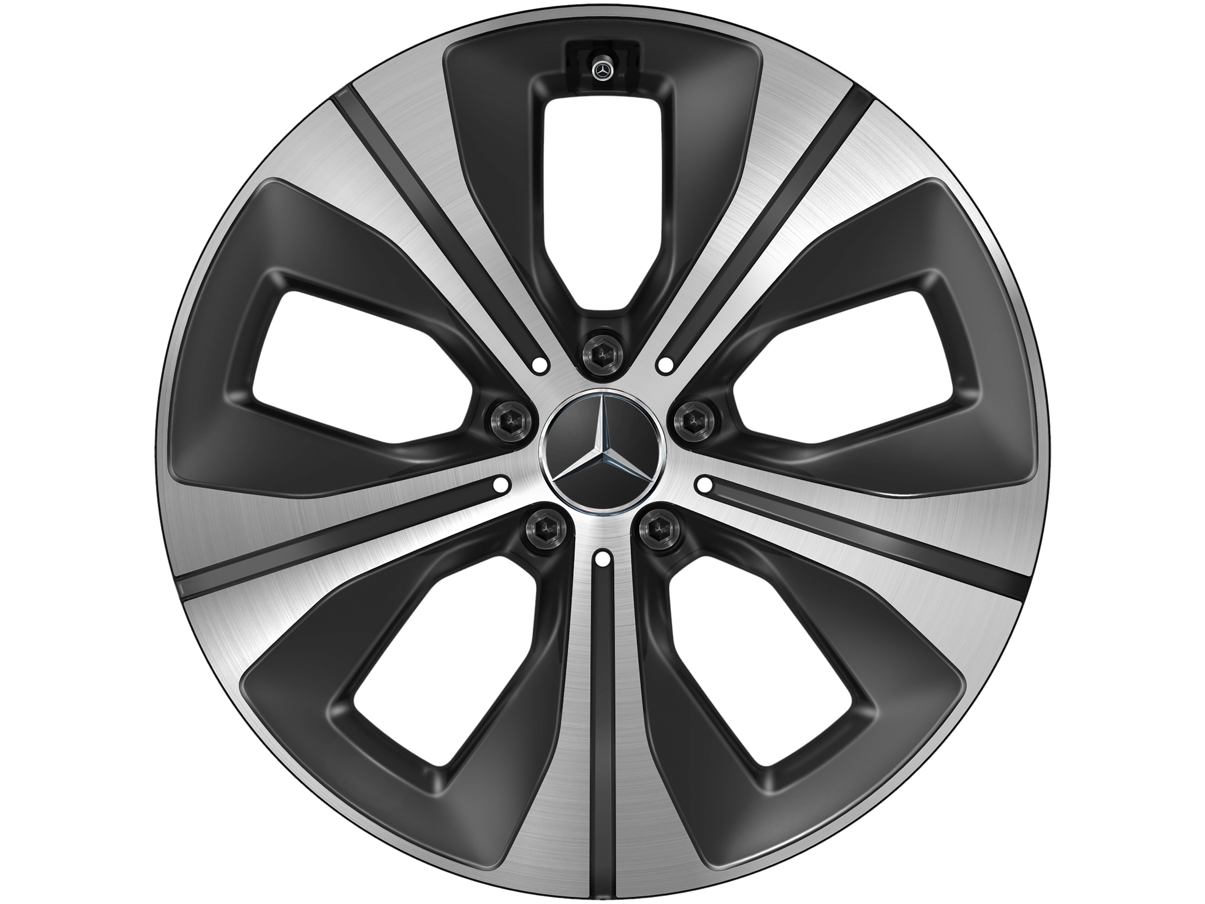 5-Speichen-Rad, Aero, 48,3 cm (19 Zoll), glan