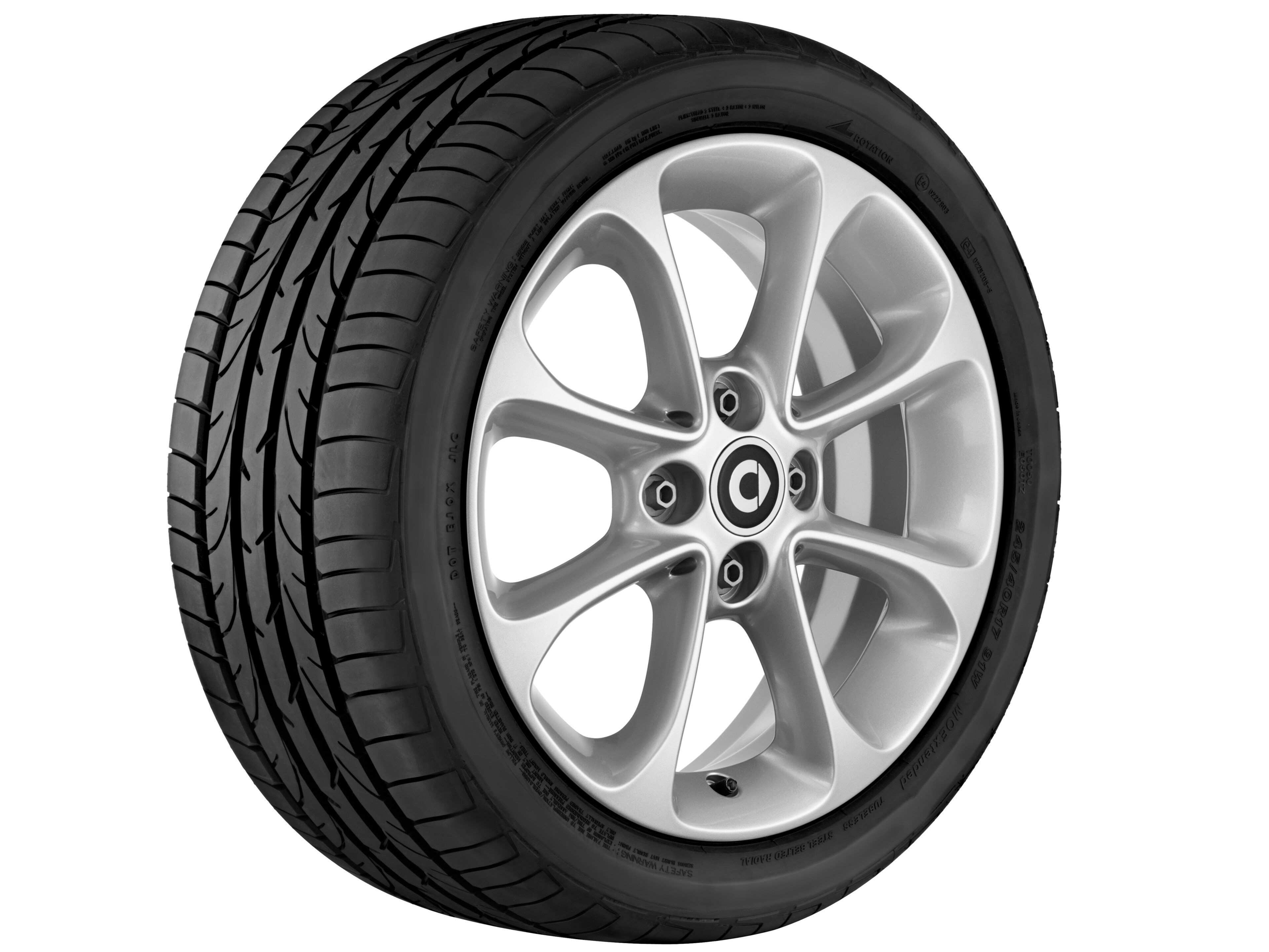 8-Speichen-Leichtmetallrad, 38,1 cm (15 Zoll)