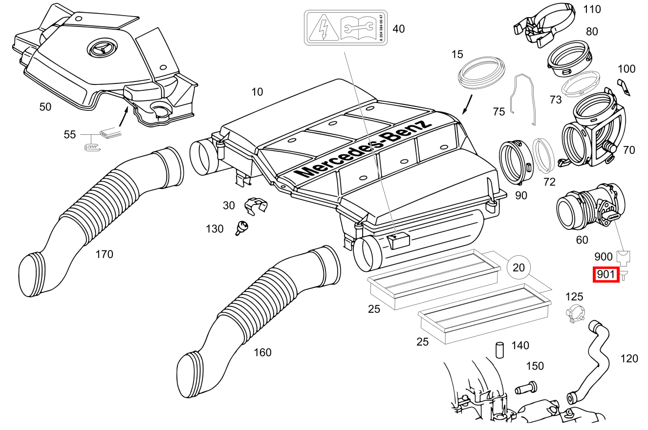 Einzeladerabdichtung LUFTMASSENMESSER B2/5; 0.22-1.0 MM2 MLK1.2 SL 350 Sportmotor 230 Einzeladerabdichtung LUFTMASSENMESSER B2/5; 0.22-1.0 MM2 MLK1.2 SL 350 Sportmotor 230