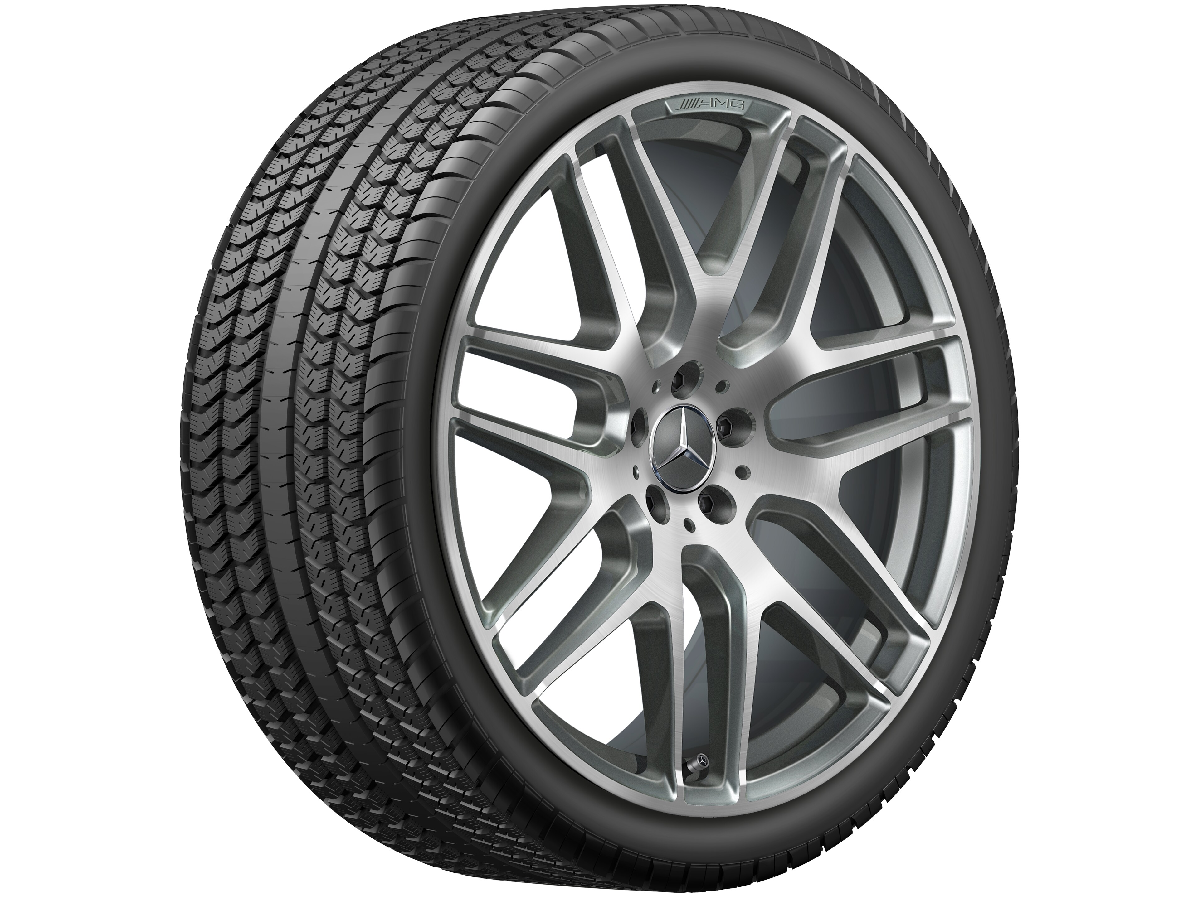 AMG im Kreuzspeichen-Design, 21 Zoll, 10 J x 21 ET 46, titangrau