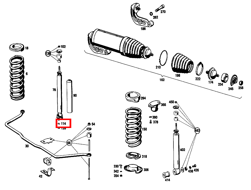 Federring 280 SEL 4.5 108