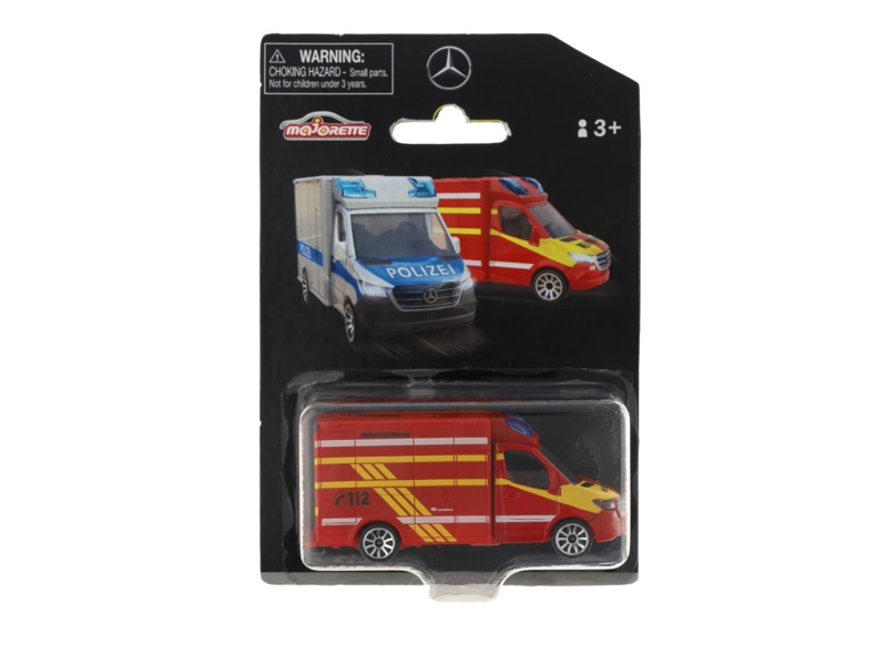 Sprinter, Feuerwehr rot, Majorette, 7,62 cm (3 Zoll) Sprinter, Feuerwehr rot, Majorette, 7,62 cm (3 Zoll)