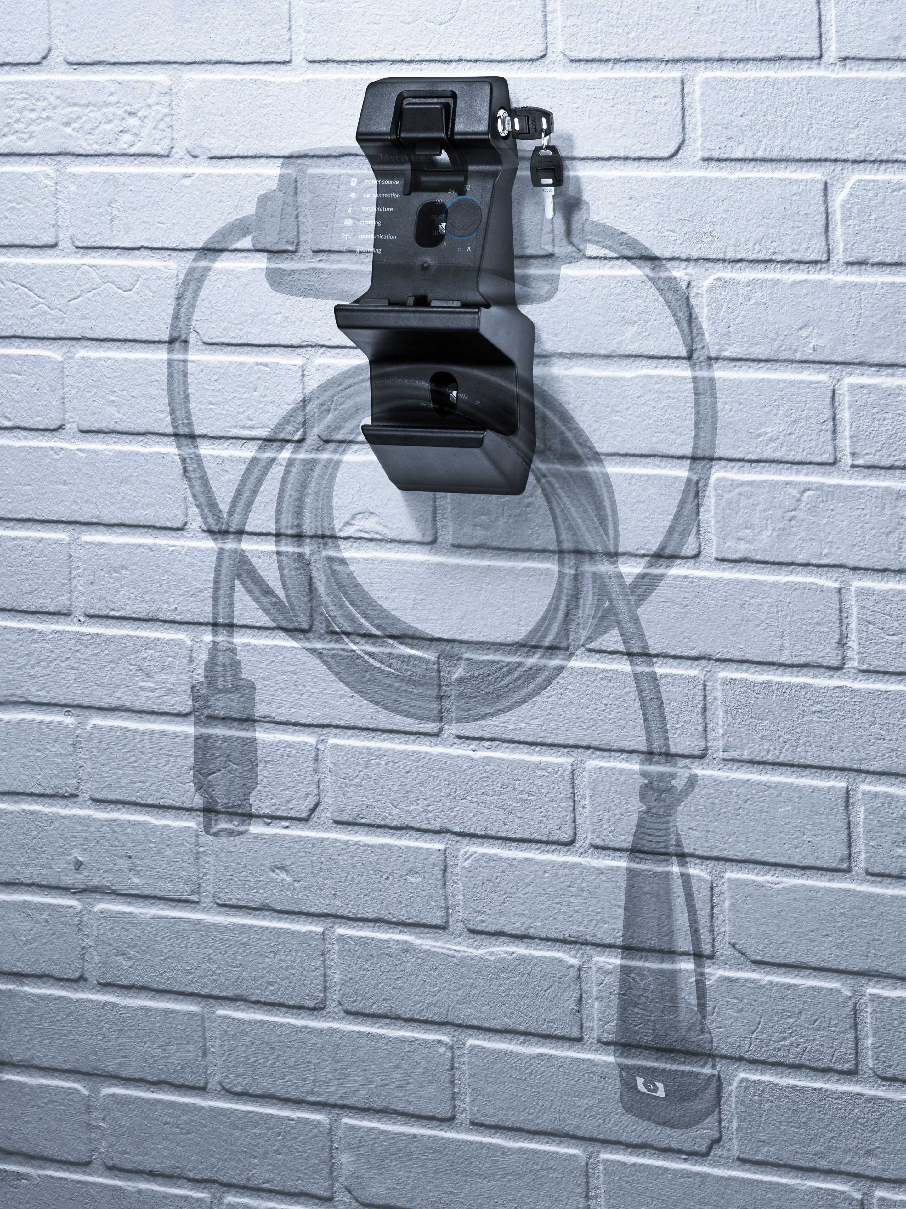 Flexible charging system Pro - wall mount