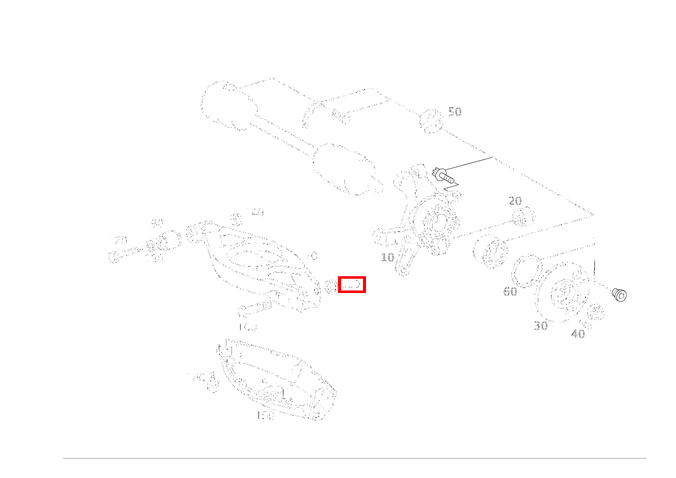 Sechskantmutter FEDERLENKER AN RADTRAEGER; M14X1.5 SL 600 Roadster mit Automatik 129 Sechskantmutter FEDERLENKER AN RADTRAEGER; M14X1.5 SL 600 Roadster mit Automatik 129