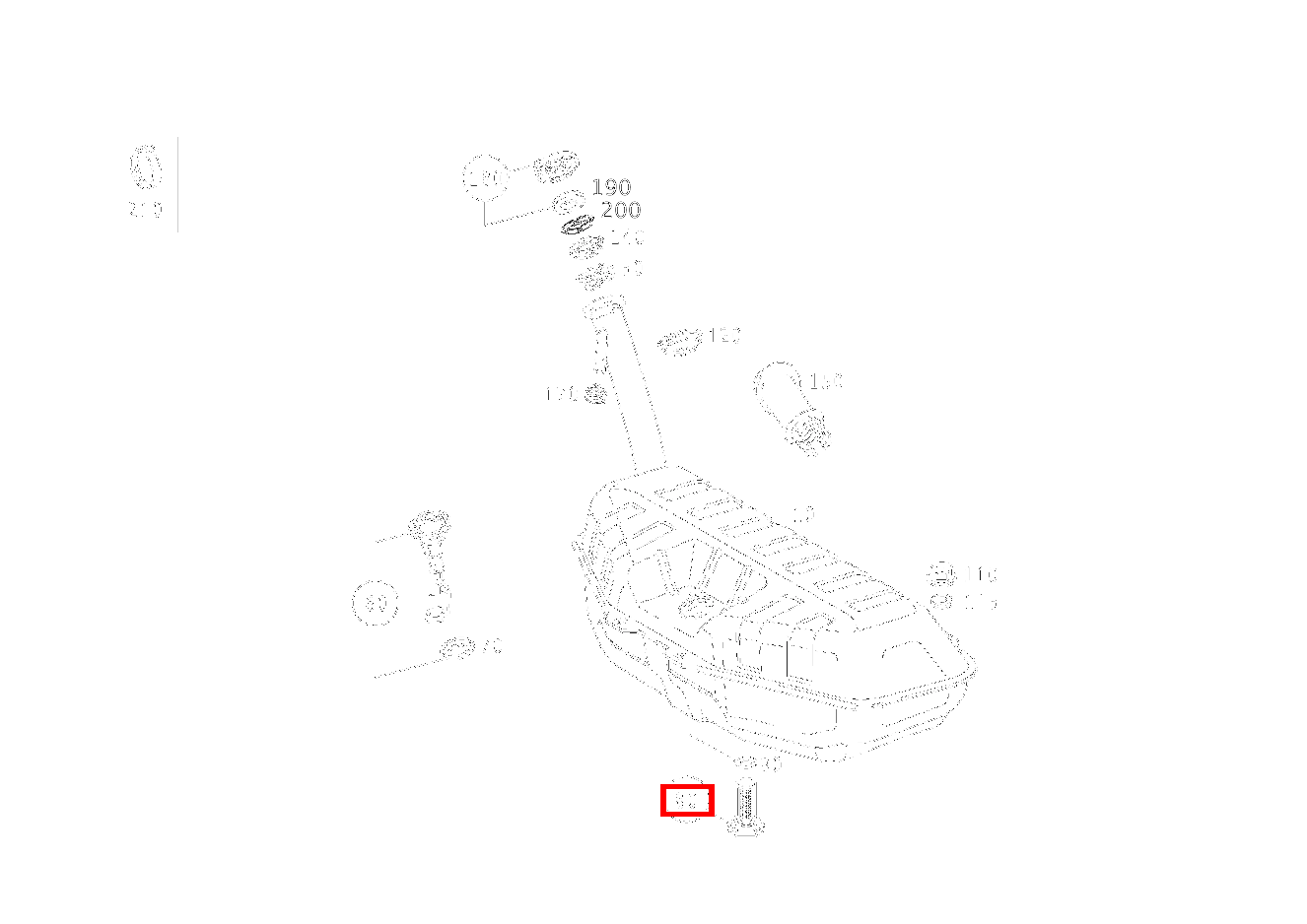 TANKFILTER TEILESATZ E280 210