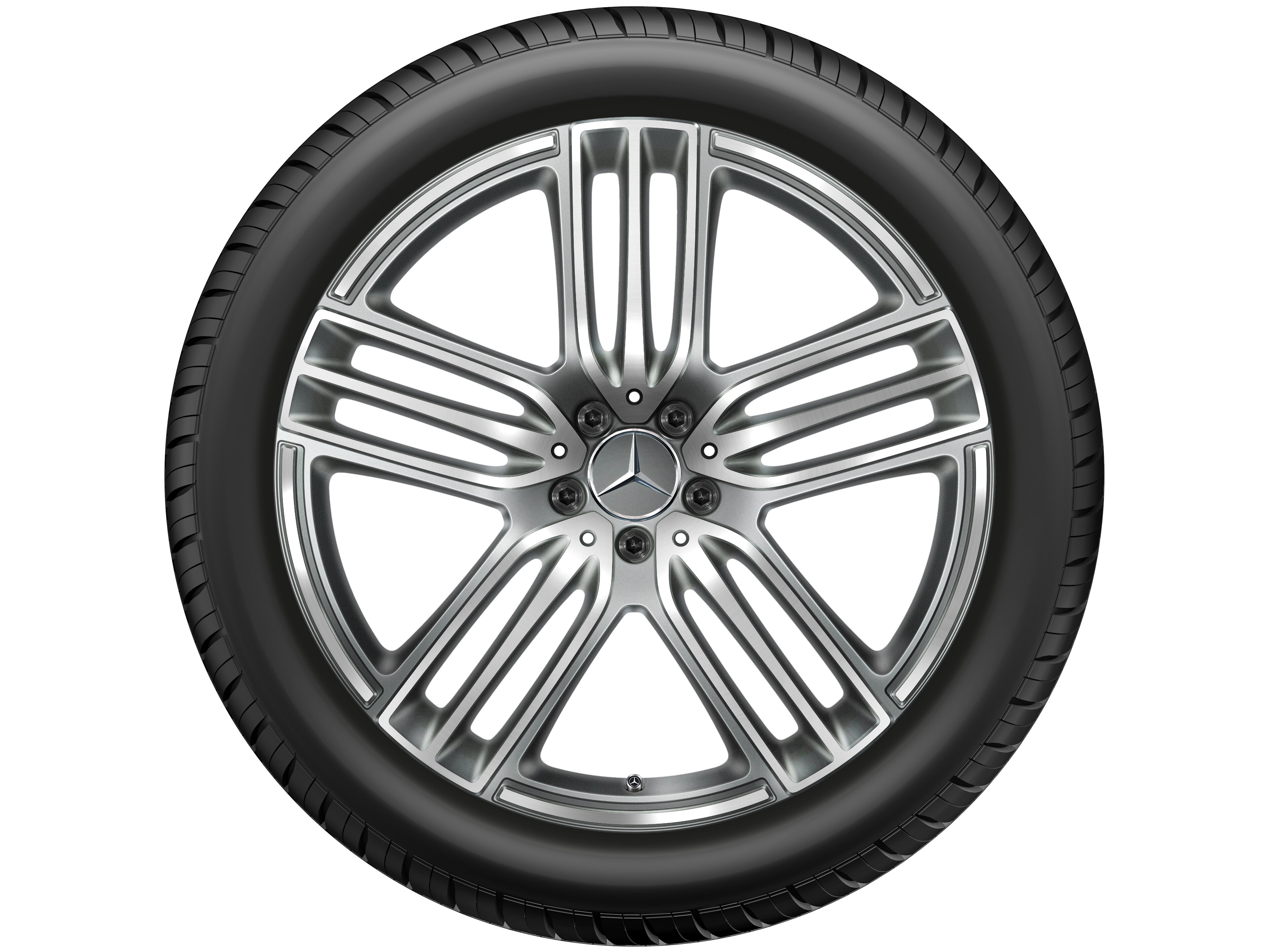 Mercedes-Benz - 5-Tripel-Speichen-Rad, 53,3 cm (21 Zoll), gla 5-Tripel-Speichen-Rad, 53,3 cm (21 Zoll), gla