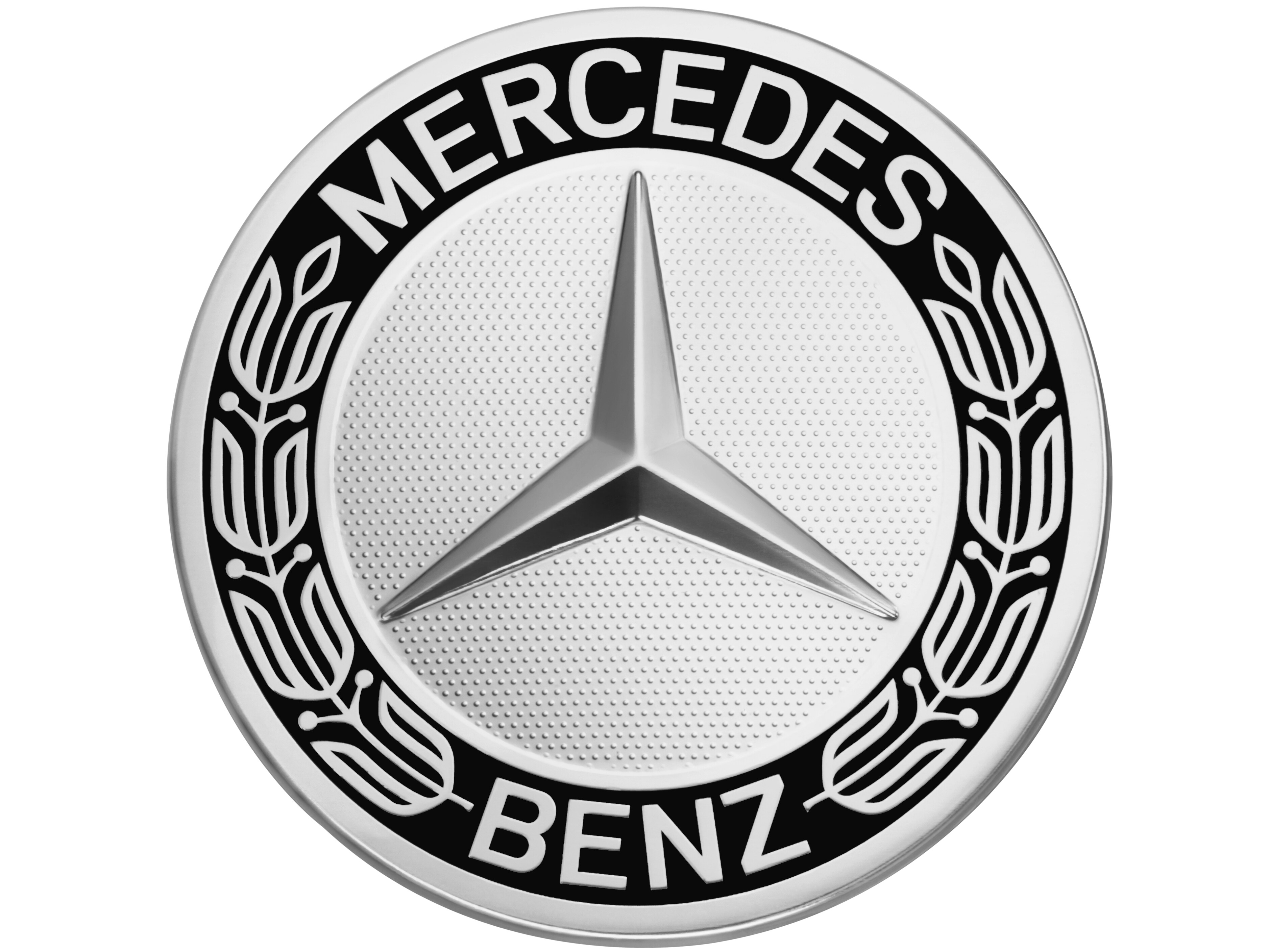 Radnabenabdeckung, Stern mit Lorbeerkranz