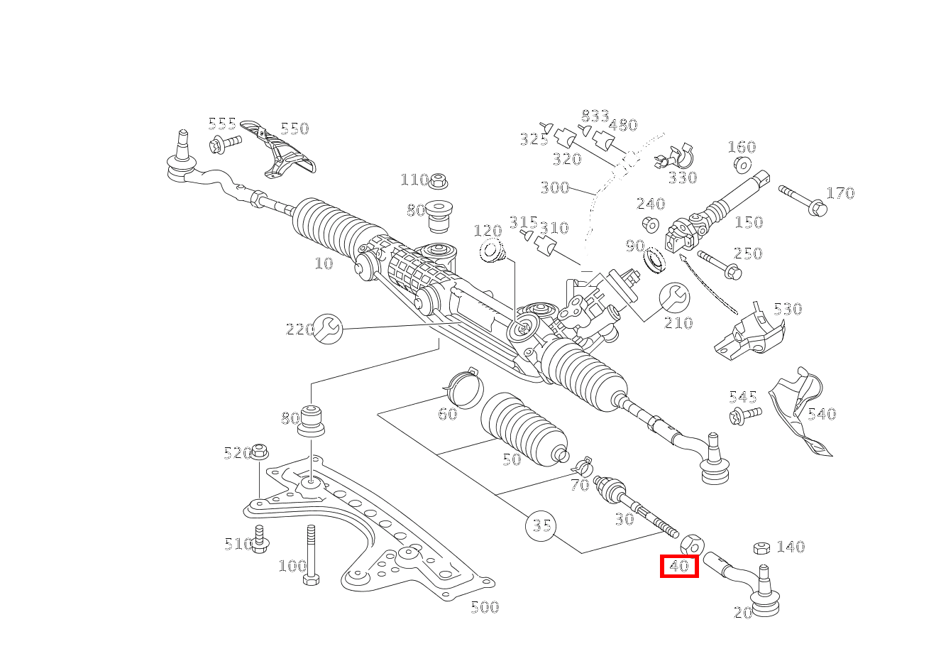 Sechskantmutter SPURSTANGE; M14X1.5 E280CDI SONDERAUFB 211 Sechskantmutter SPURSTANGE; M14X1.5 E280CDI SONDERAUFB 211