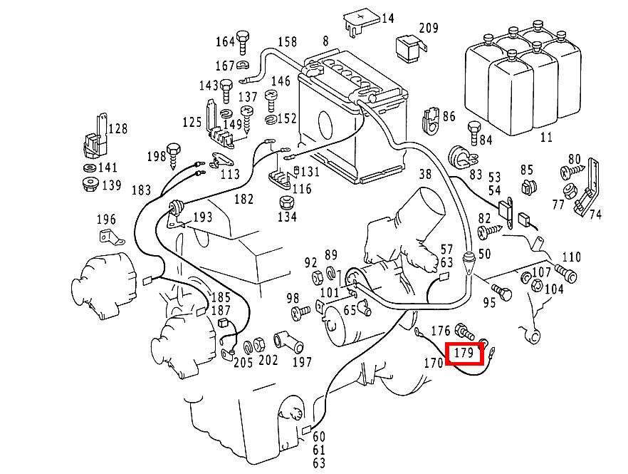 Federscheibe MASSELEITUNG AN RAHMENLAENGSTRAEGER B 180 247