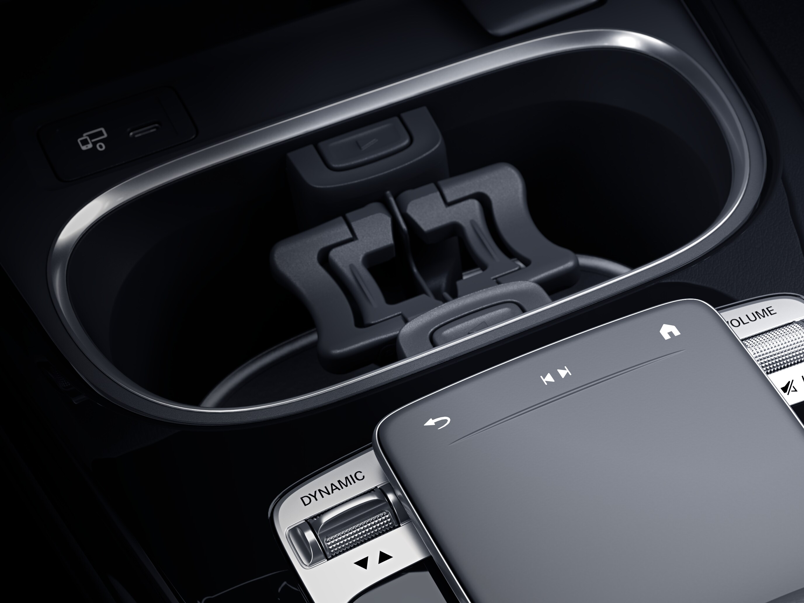 Mercedes-Benz - Getränkehalter, Mittelkonsole Getränkehalter, Mittelkonsole