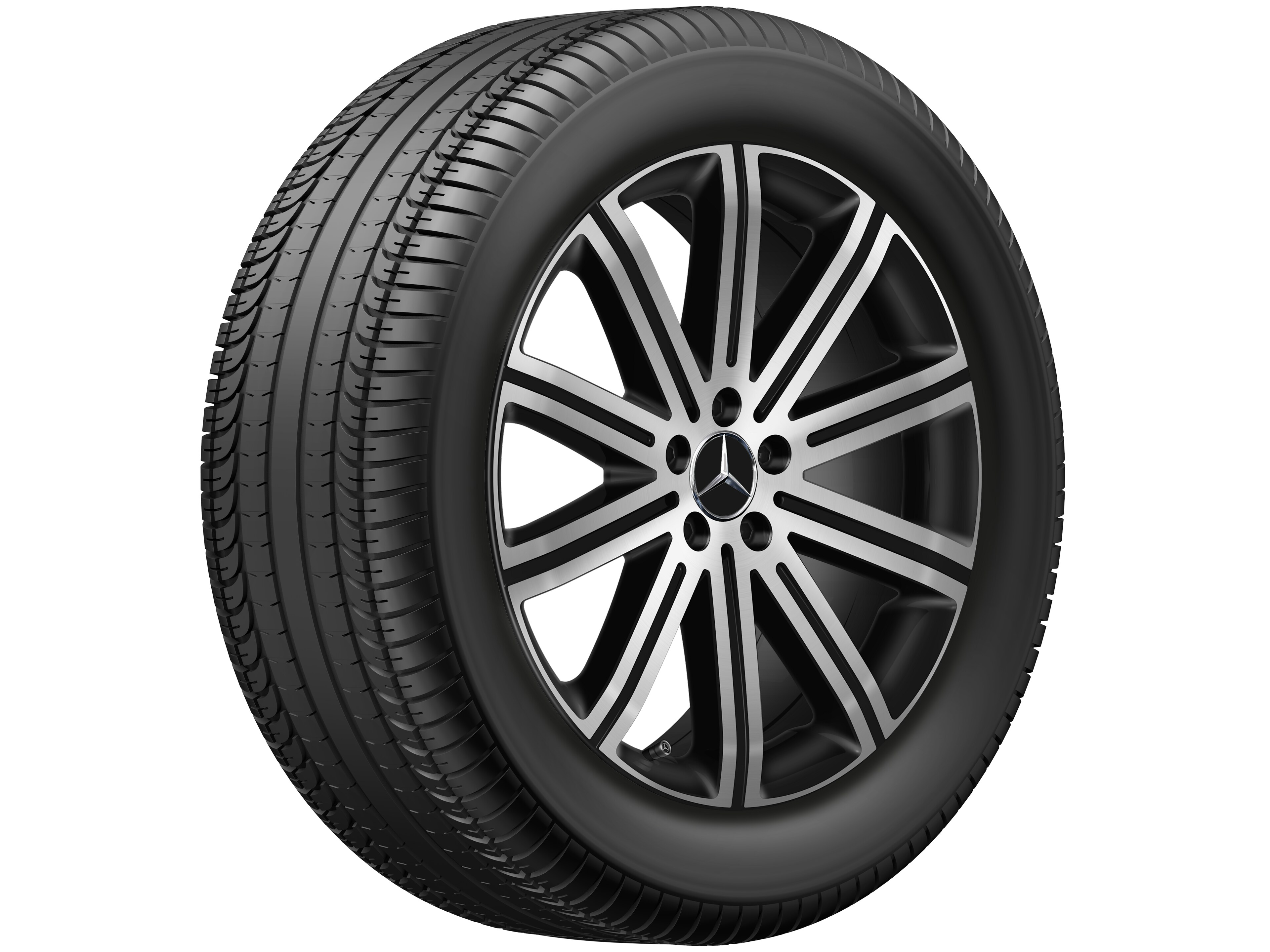 Mercedes-Benz - 10-Speichen-Rad, 50,8 cm (20 Zoll), glanzgedr 10-Speichen-Rad, 50,8 cm (20 Zoll), glanzgedr