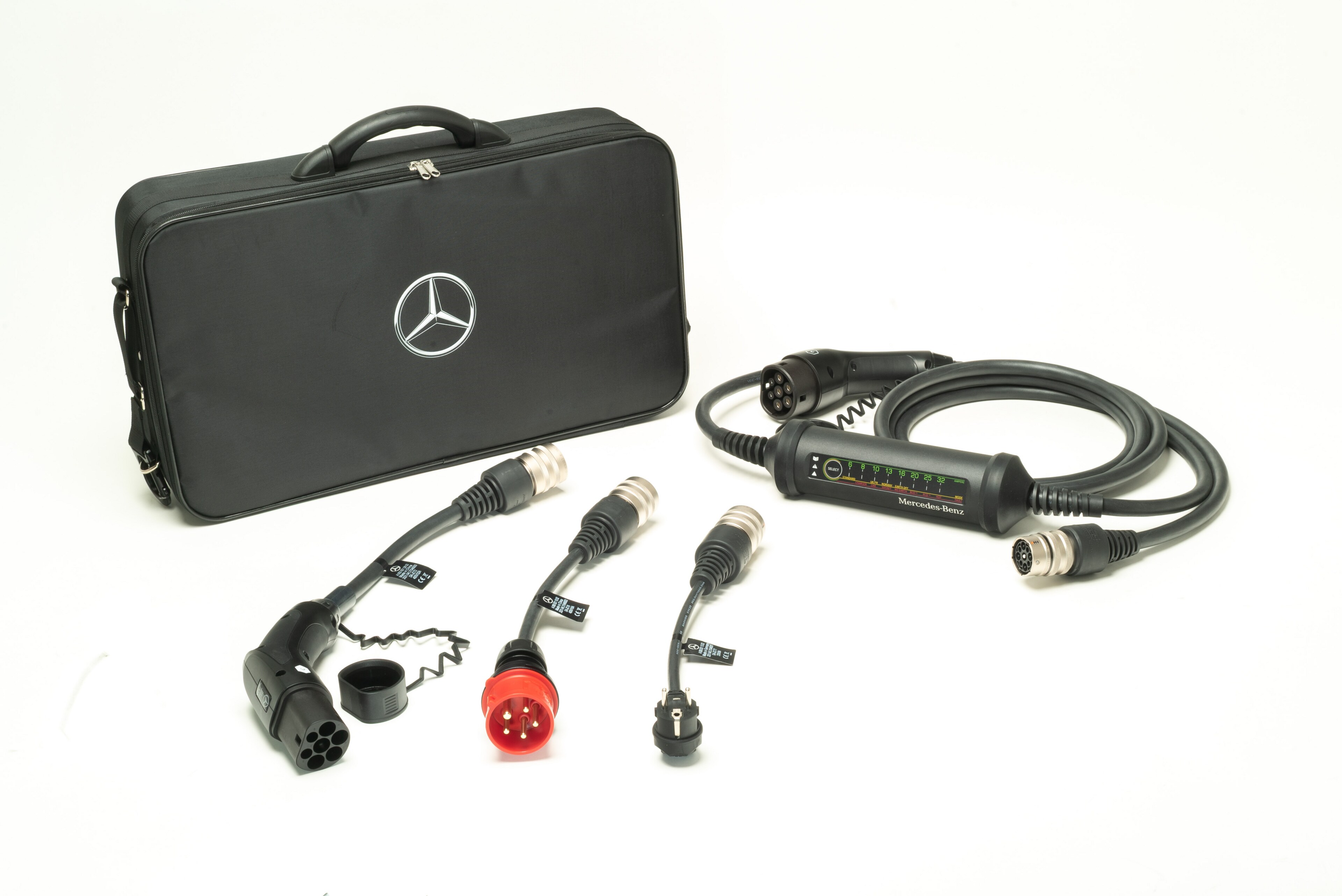 Mercedes-Benz - Flexibles Ladesystem, Set EU, 32/3-phasig, schwarz