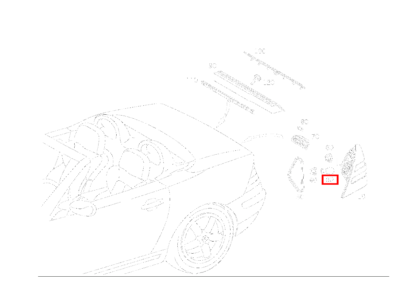 Glühlampe BREMS-,RUECKFAHR- UND NEBELSCHLUSSLICHT, LINKS; 12V-21W SLK 320 AMG KOMP 170