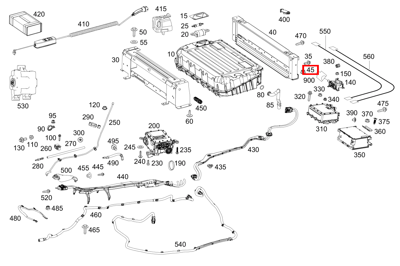 Mutter BEFESTIGUNG KONSOLE AN BODEN HINTEN LINKS UND RECHTS; M10 GLE 500 e 4MATIC Off-Roader 166