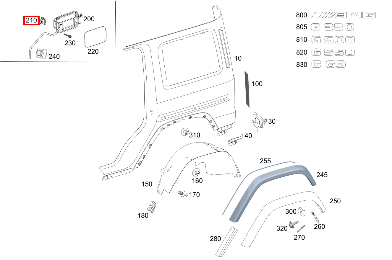 ZENTRALVERRIEGEL.STELLER ZENTRALVERRIEGELUNG TANKKLAPPE Mercedes-AMG G 63 463 ZENTRALVERRIEGEL.STELLER ZENTRALVERRIEGELUNG TANKKLAPPE Mercedes-AMG G 63 463