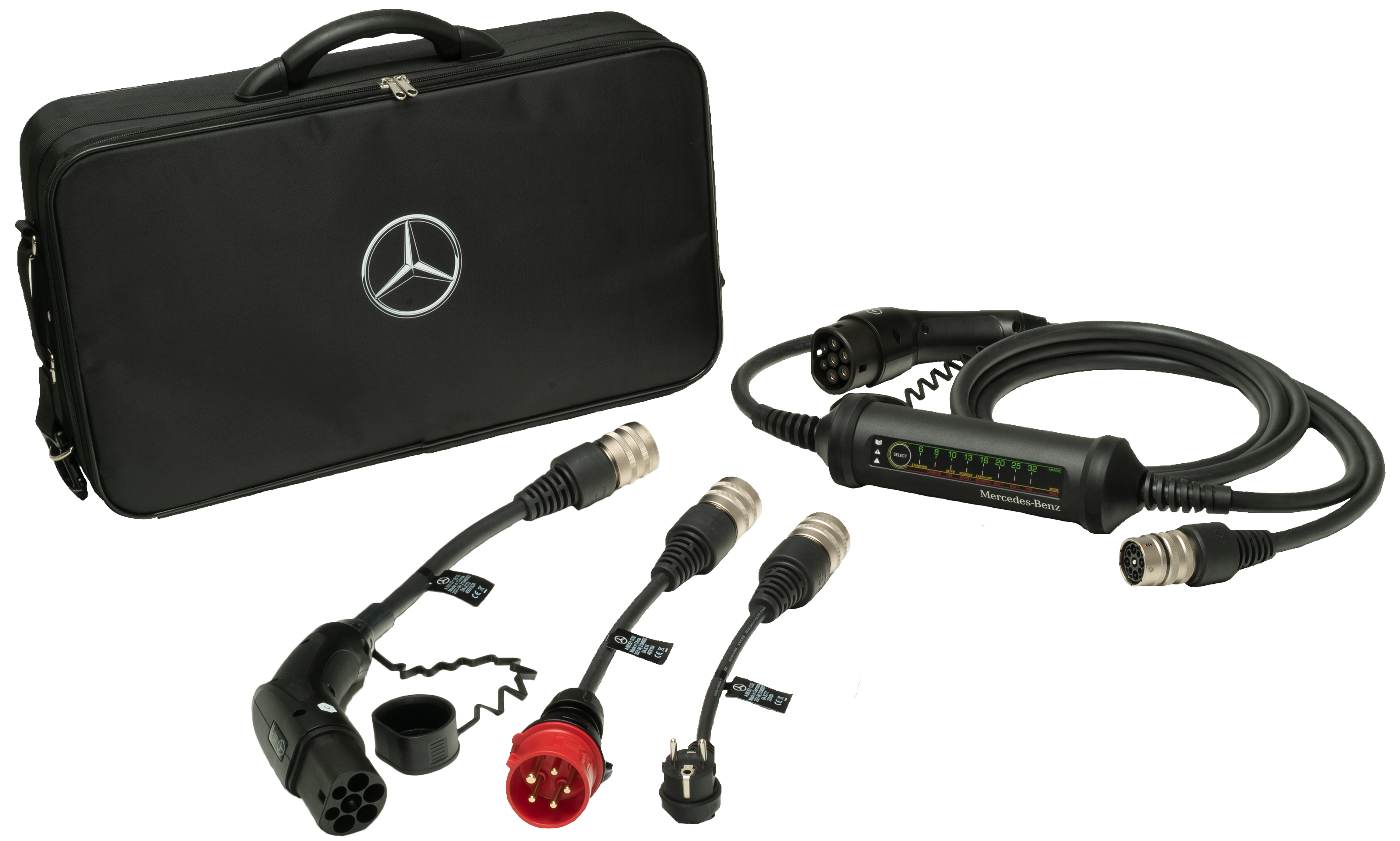 Mercedes-Benz - Flexibles Ladesystem, Set EU, 32/3-phasig, schwarz