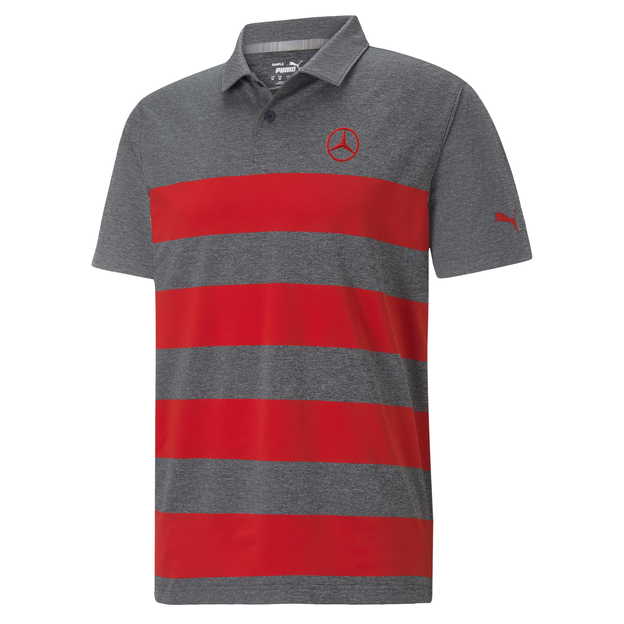 Golf-Poloshirt Herren, grau