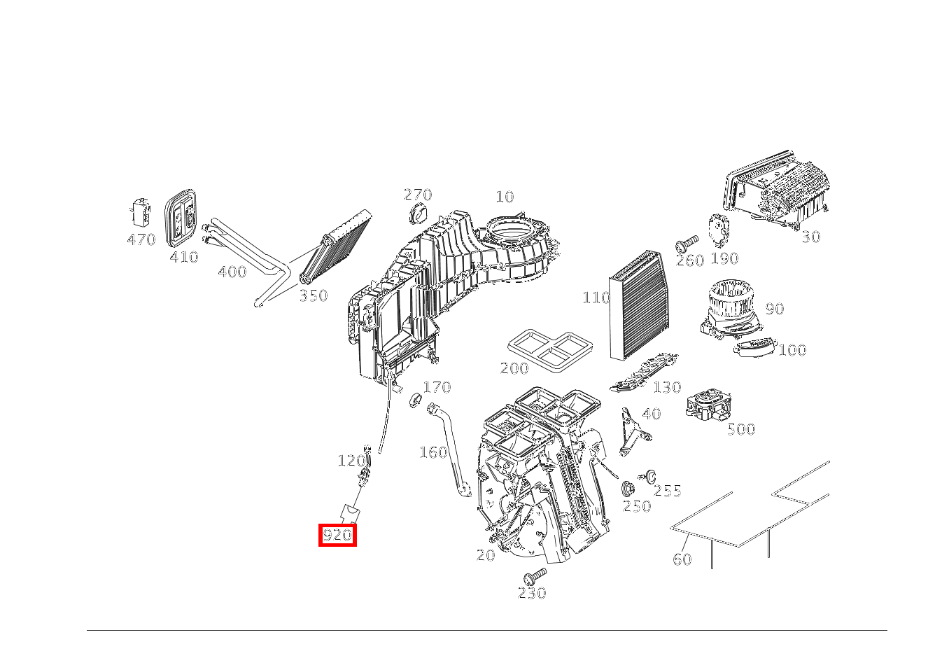Steckhülsengehäuse TEMPERATURFUEHLER VERDAMPFER B10/6; 2-PIN MQS B220 4M 246