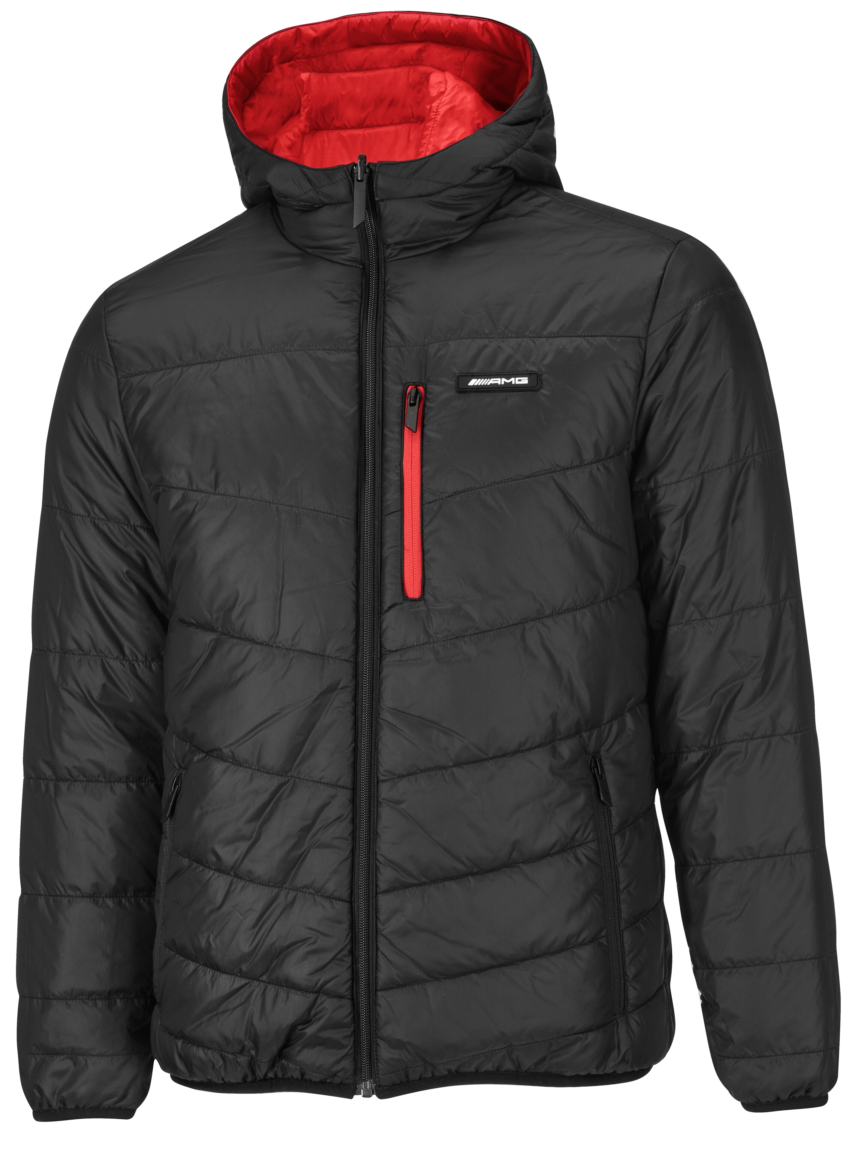 Mercedes-Benz - AMG Wendesteppjacke Herren, schwarz/rot