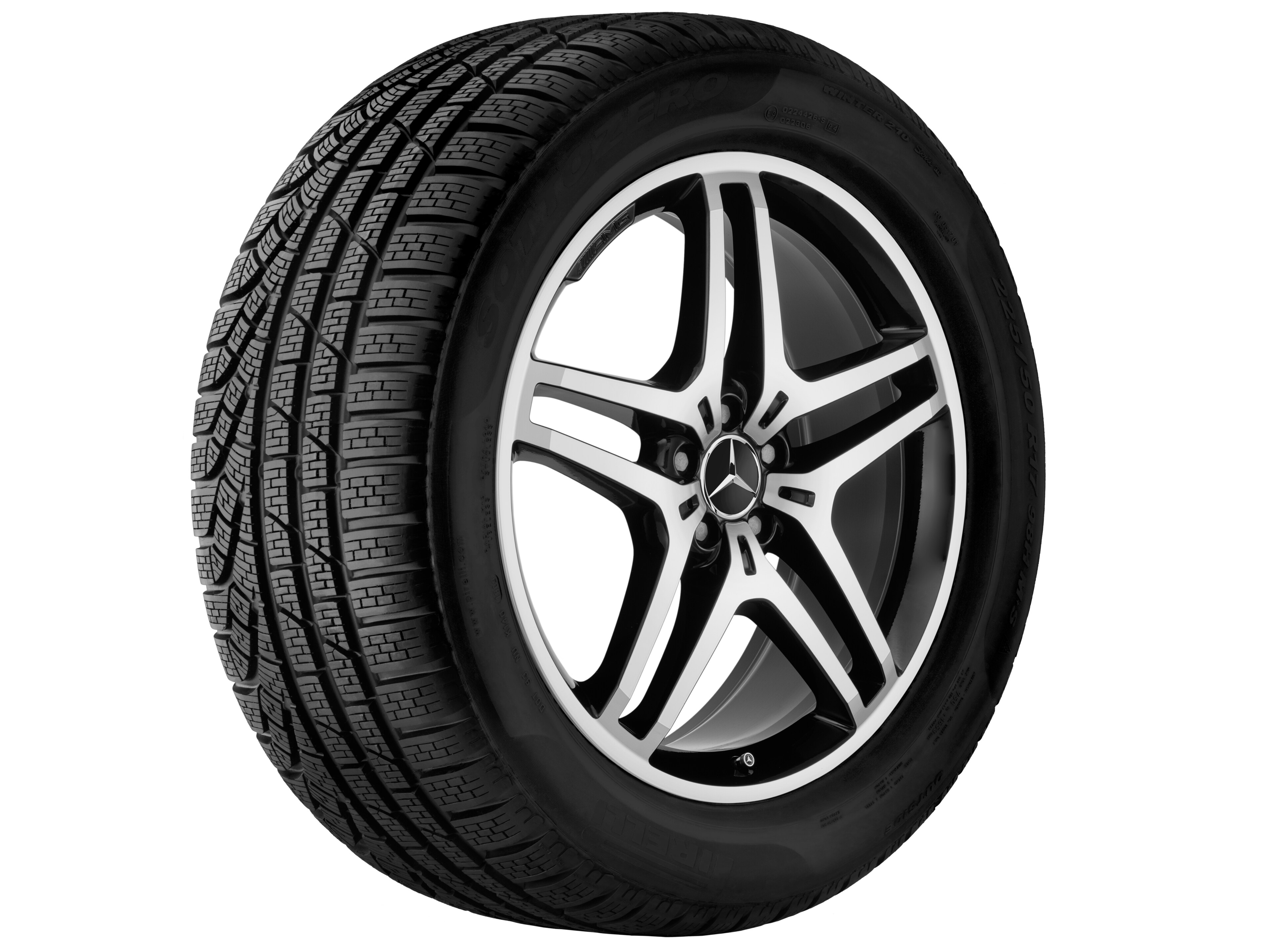 Mercedes-Benz - AMG 5-Doppelspeichen-Rad, 53,3 cm (21 Zoll) AMG 5-Doppelspeichen-Rad, 53,3 cm (21 Zoll)