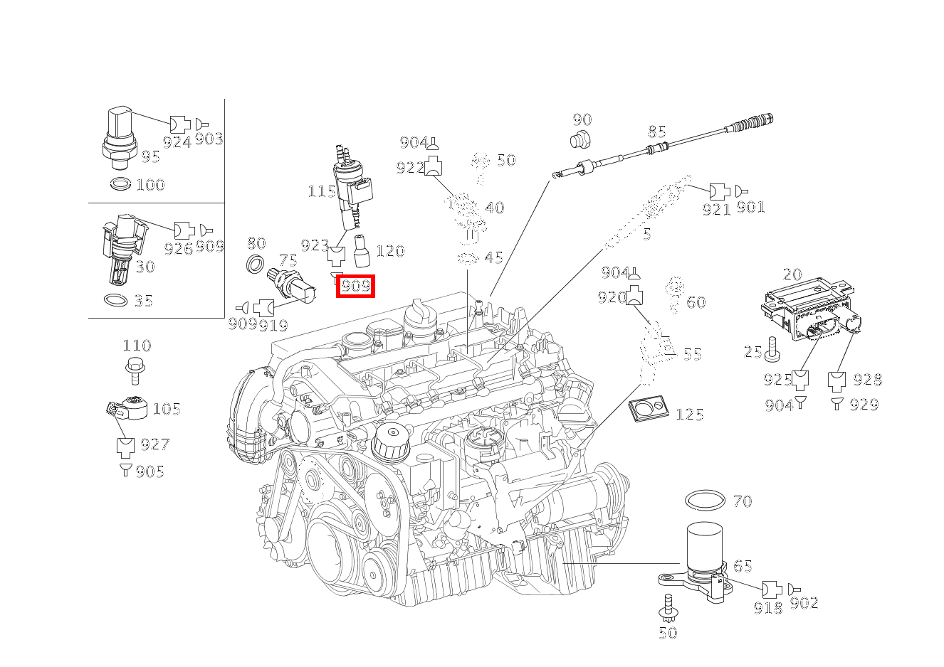 Kontaktbuchse 0.5-0.75 MM2 MQS ELA E 220 FG CDI Fahrgestell lang 211 Kontaktbuchse 0.5-0.75 MM2 MQS ELA E 220 FG CDI Fahrgestell lang 211