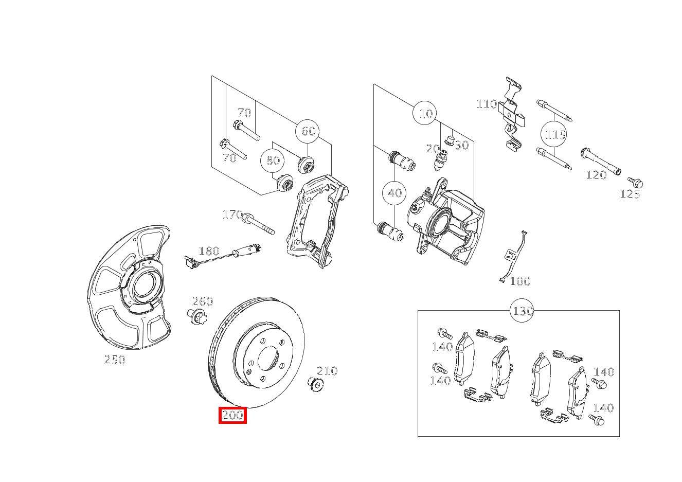 Bremsscheibe Vorne Rechts E63T AMG 212