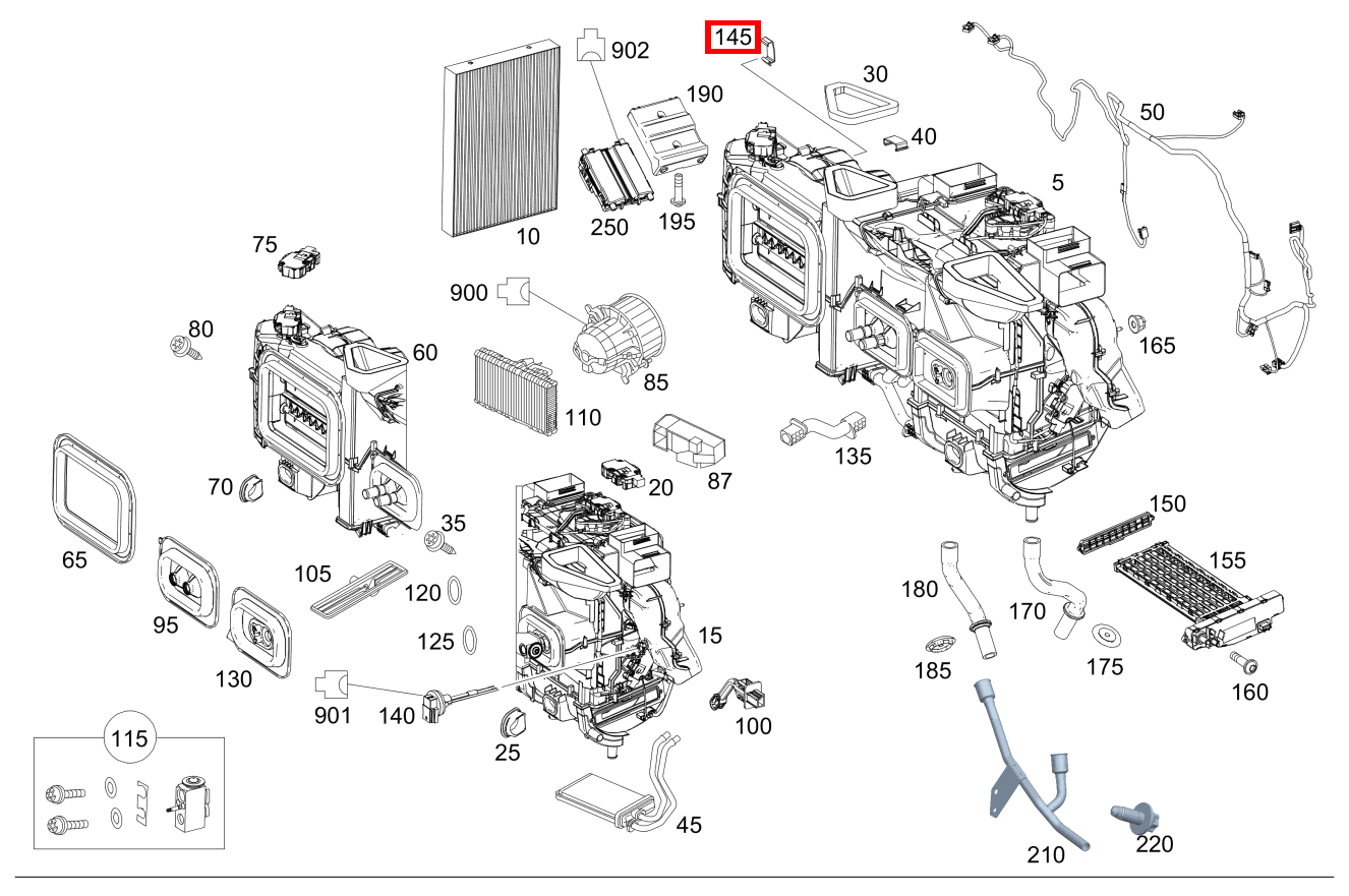 SPANNFEDER Gebläsegehäuse Vito Kastenwagen 116 BlueTEC K 201 SPANNFEDER Gebläsegehäuse Vito Kastenwagen 116 BlueTEC K 201