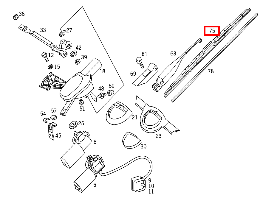 Wischerblatt 290 TD 124