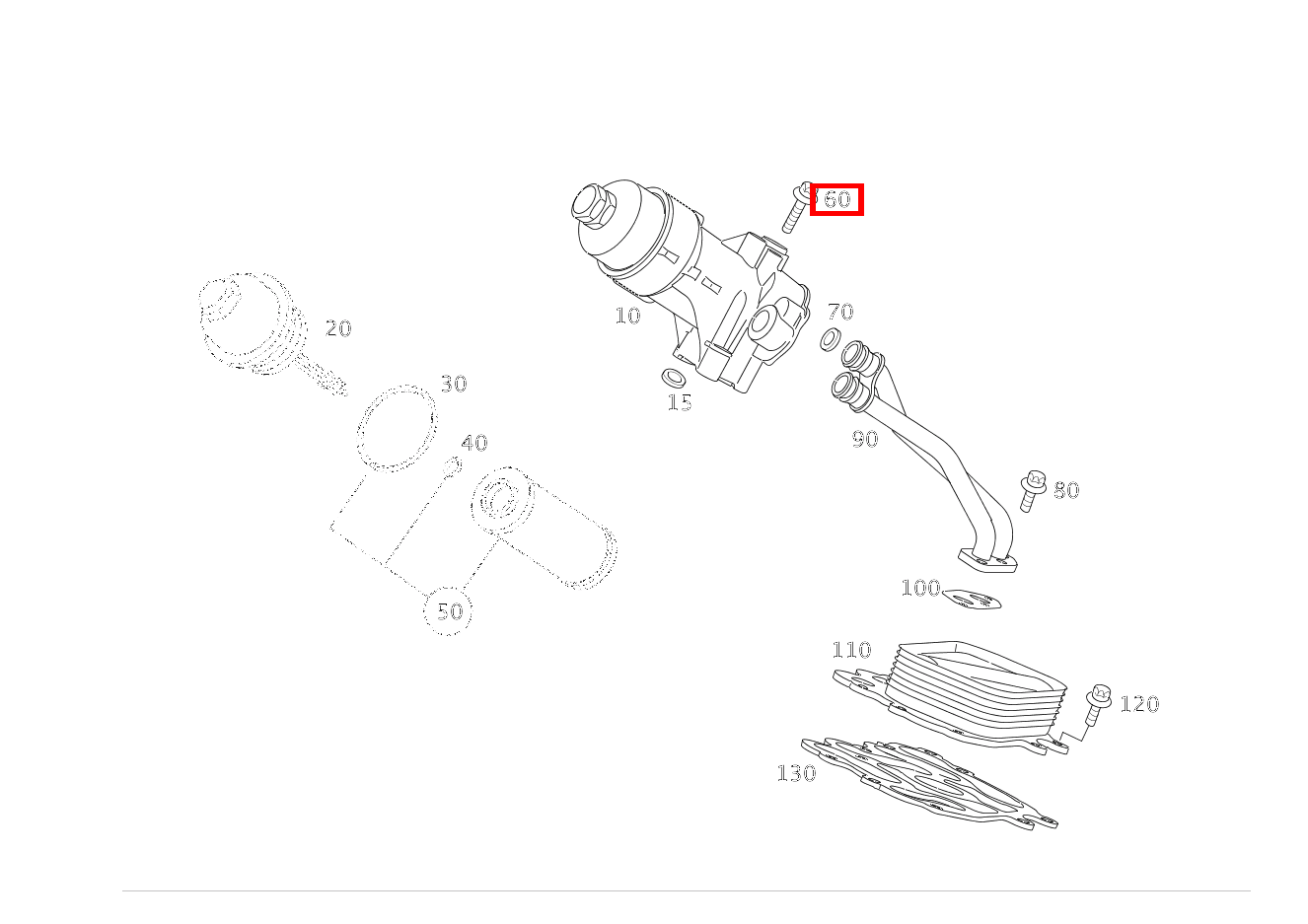 Sechsrundschraube Ölfilter an Zylinderkopf; M6X35 A 200 CDI CP 169 Sechsrundschraube Ölfilter an Zylinderkopf; M6X35 A 200 CDI CP 169