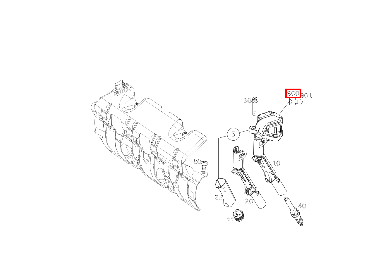 Kupplung, Mechanisch Zündspule T1/1-T1/4; 4-PIN A 45 AMG 4MATIC 176