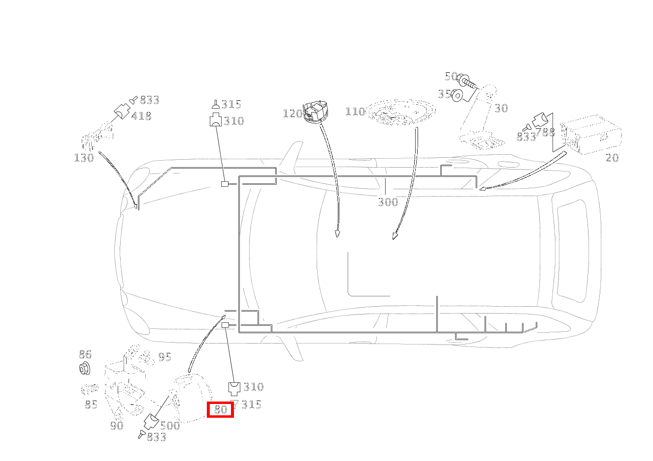 ALARMSIRENE EINBRUCH- UND DIEBSTAHLWARNANLAGE E 220 CDI T-Modell 212
