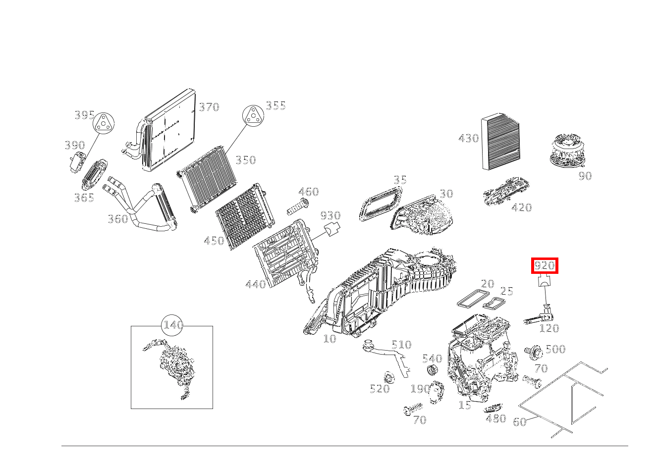 Steckhülsengehäuse Temperaturfühler Verdampfer B10/6; 2-PIN MQS C 220 d 238