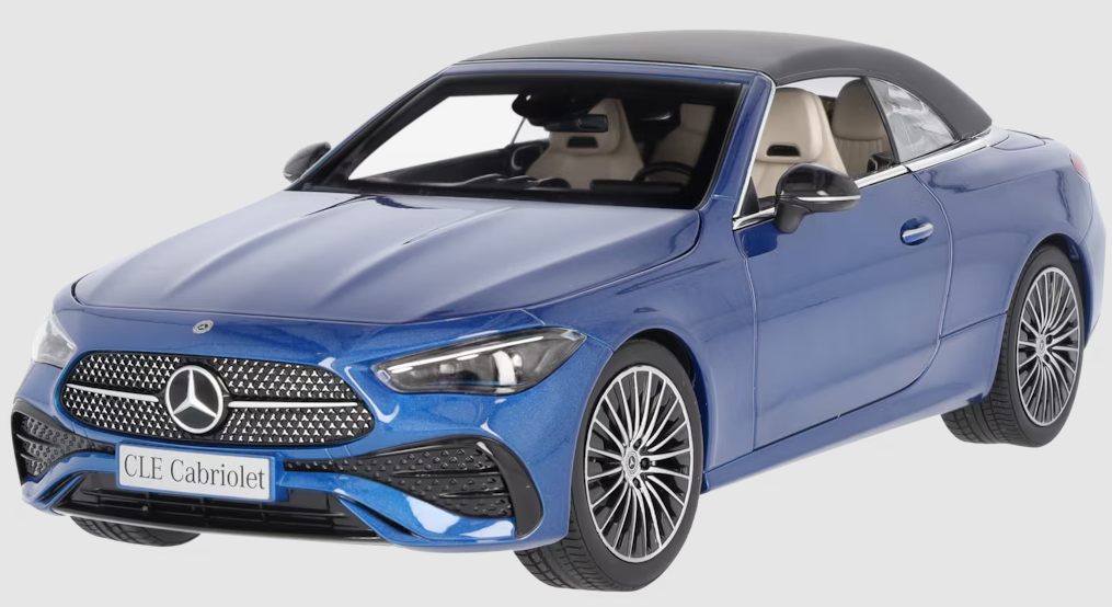 CLE Cabriolet, AMG Line, A236 spektralblau, 1:18 CLE Cabriolet, AMG Line, A236 spektralblau, 1:18